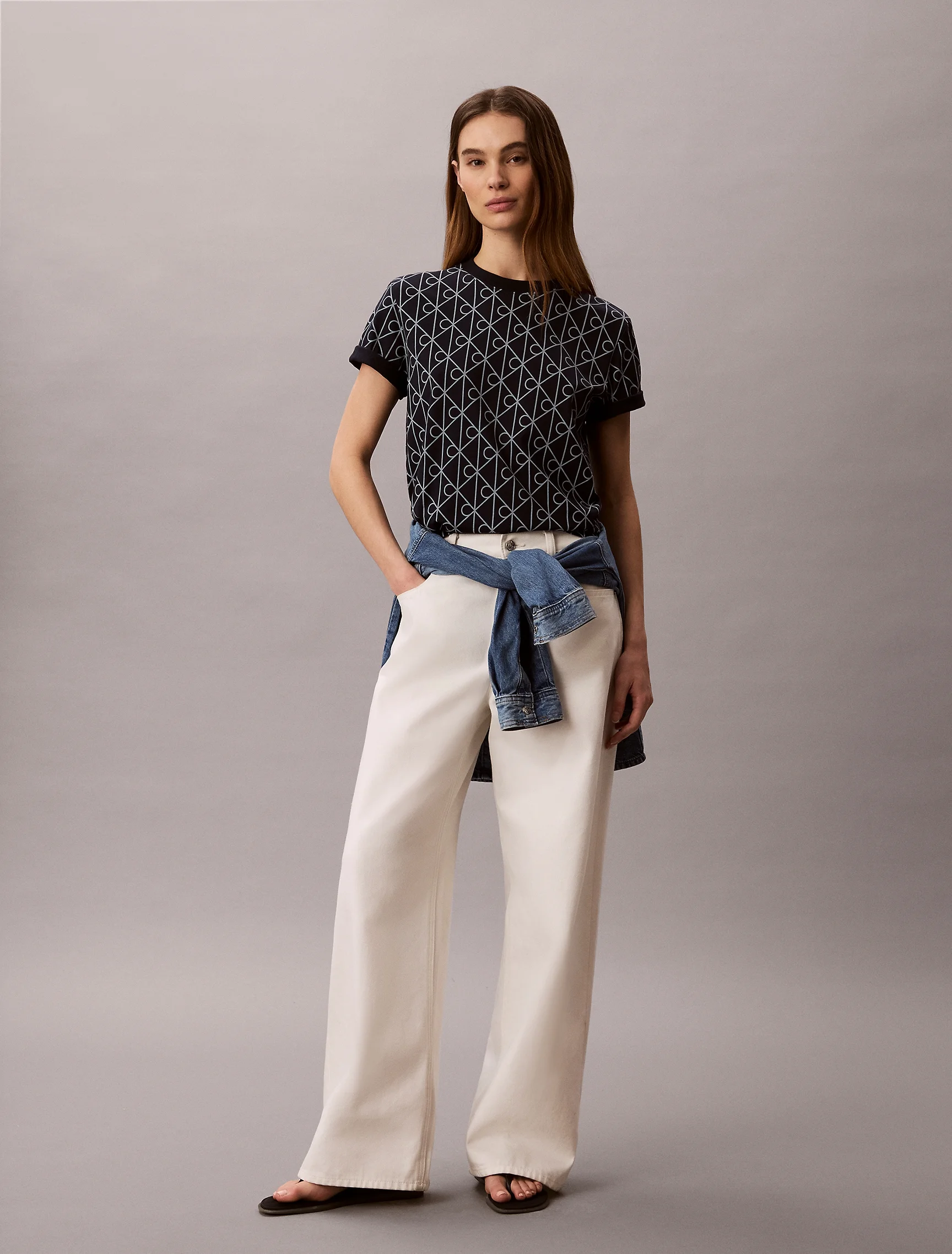 CK JEANS Áo Thun Nữ Classic Fit