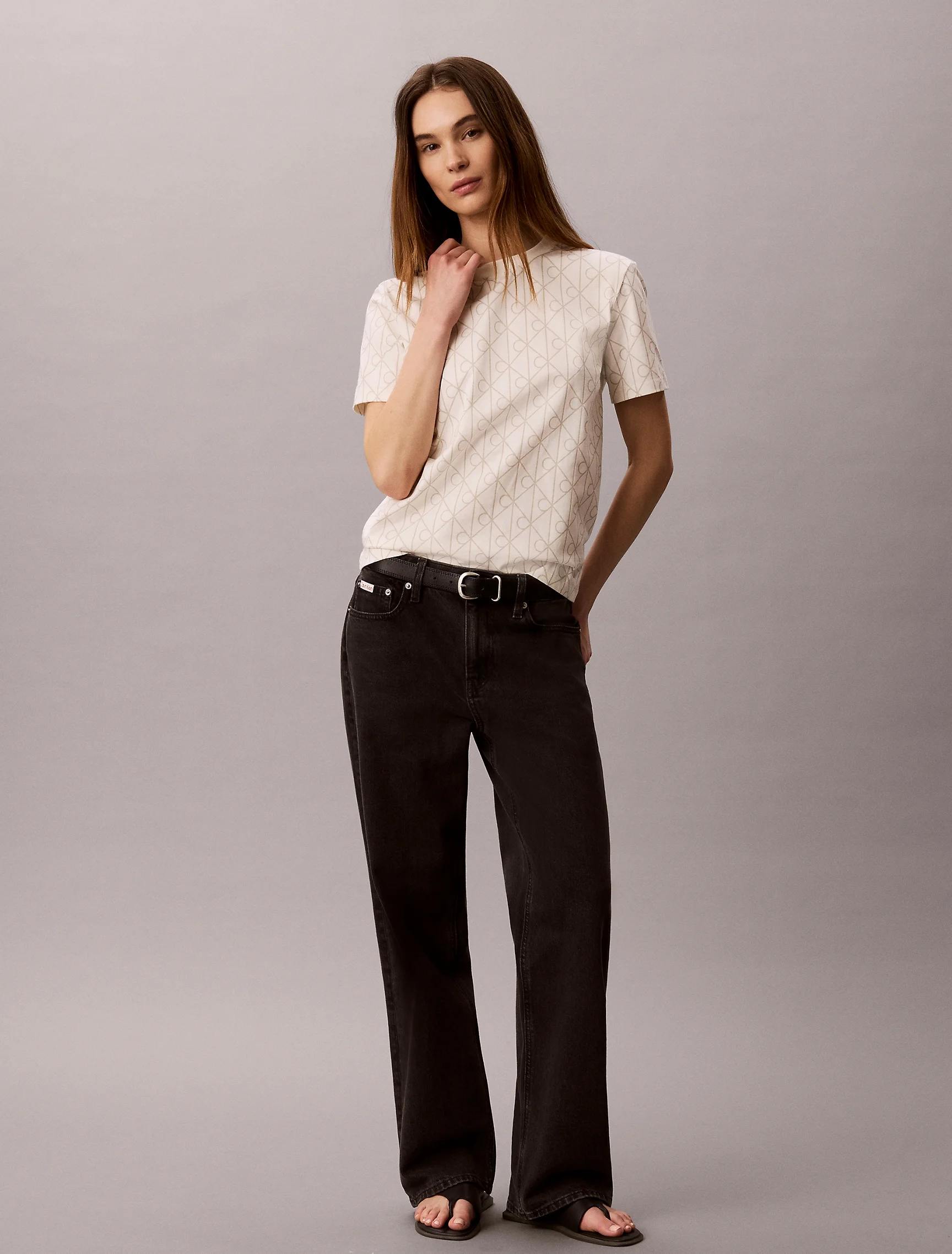 CK JEANS Áo Thun Nữ Classic Fit