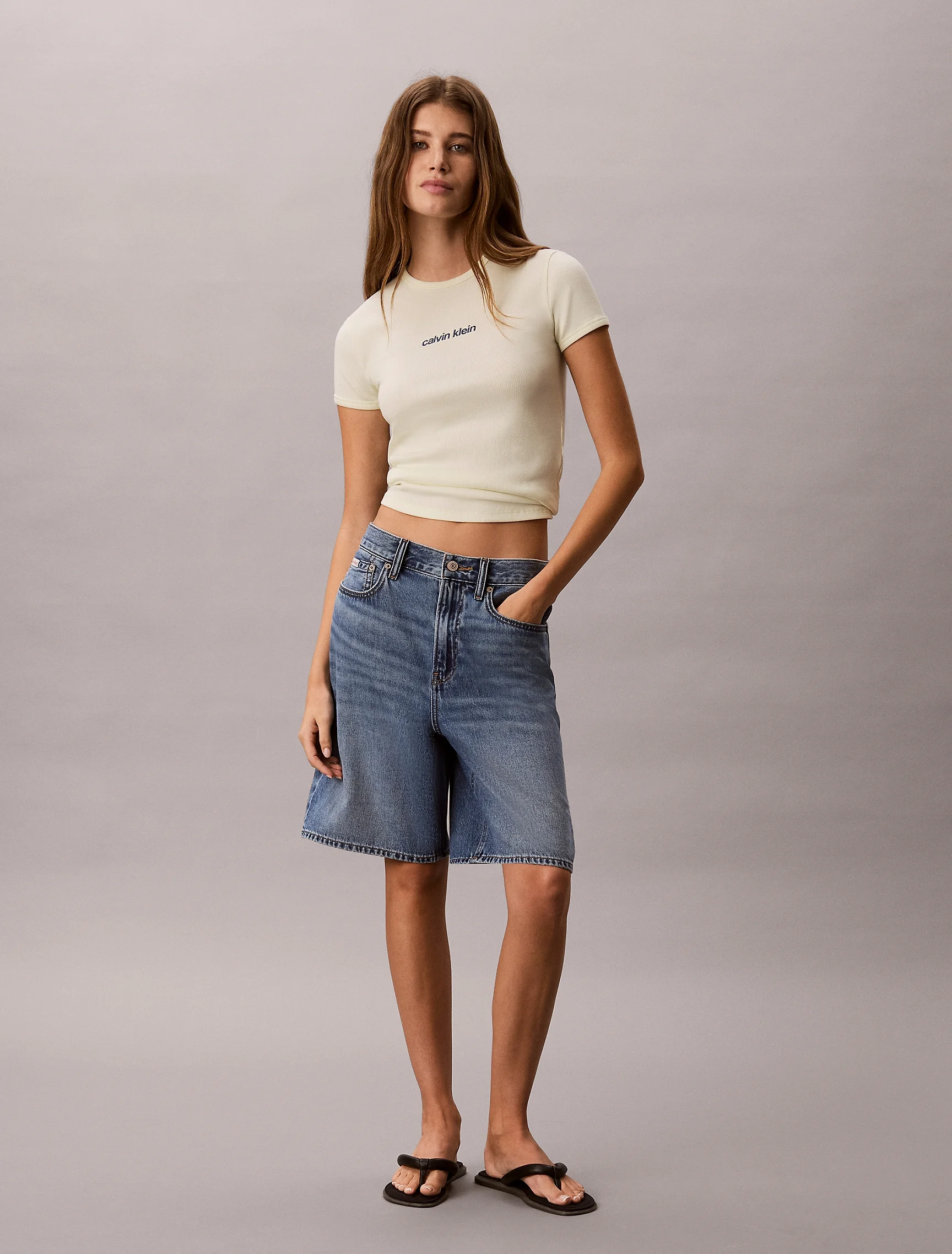 CK JEANS Áo Thun Nữ Slim Fit