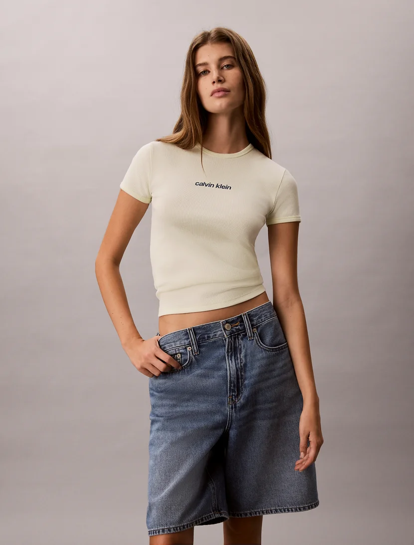 CK JEANS Áo Thun Nữ Slim Fit