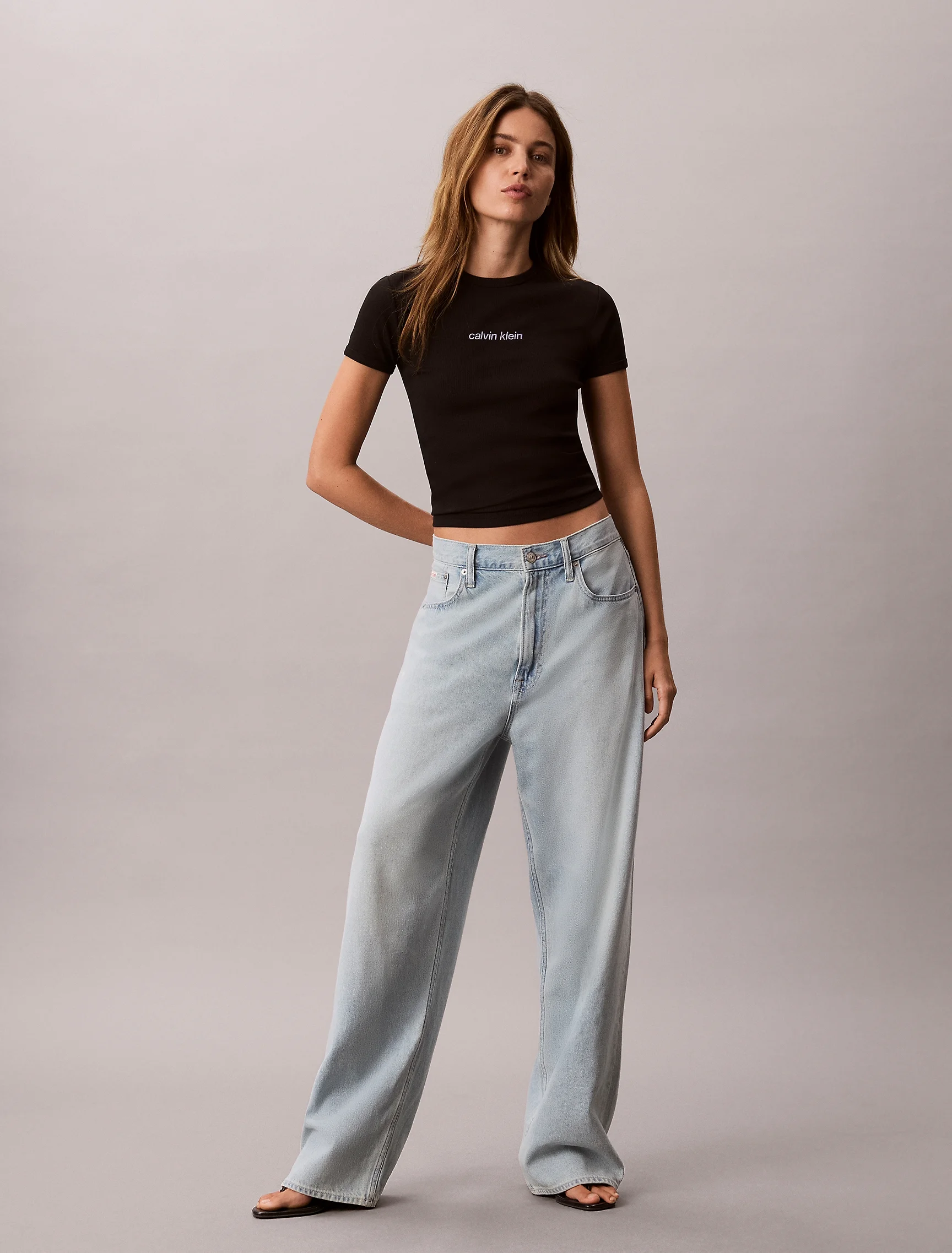 CK JEANS Áo Thun Nữ Slim Fit