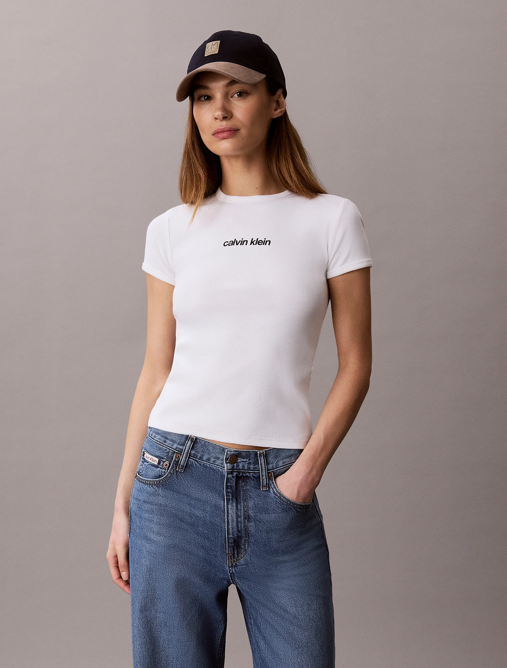 CK JEANS Áo Thun Nữ Slim Fit