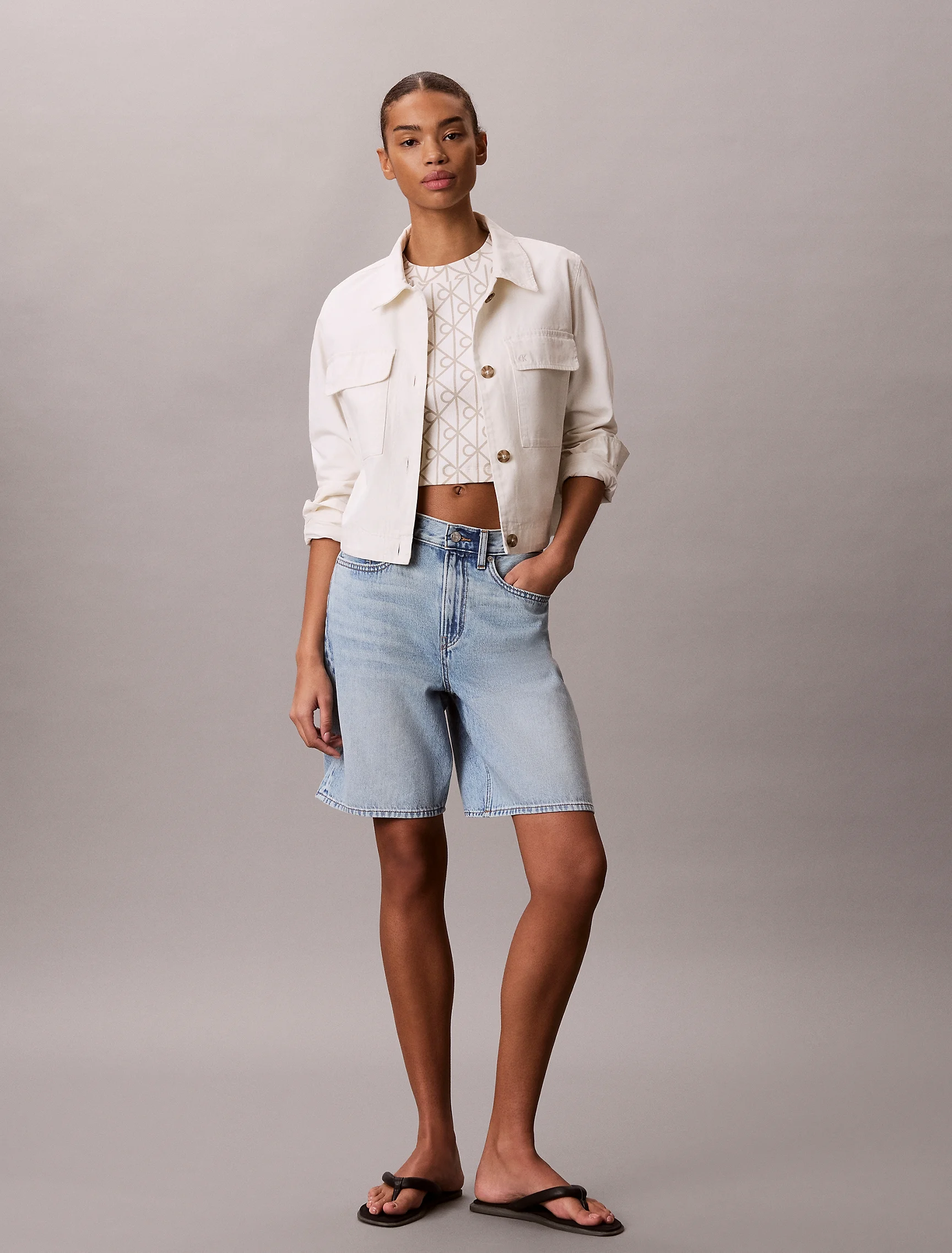 CK JEANS Áo Thun Nữ Slim Fit