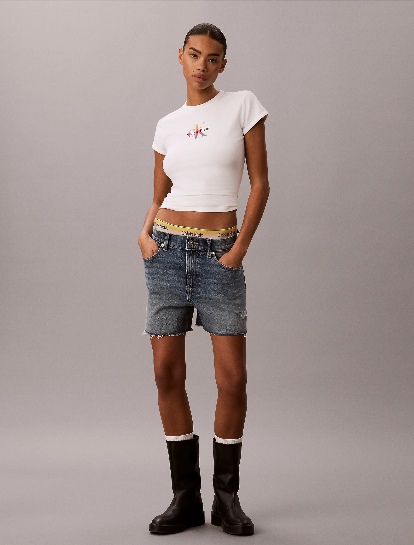 CK JEANS Áo Thun Nữ Slim Fit
