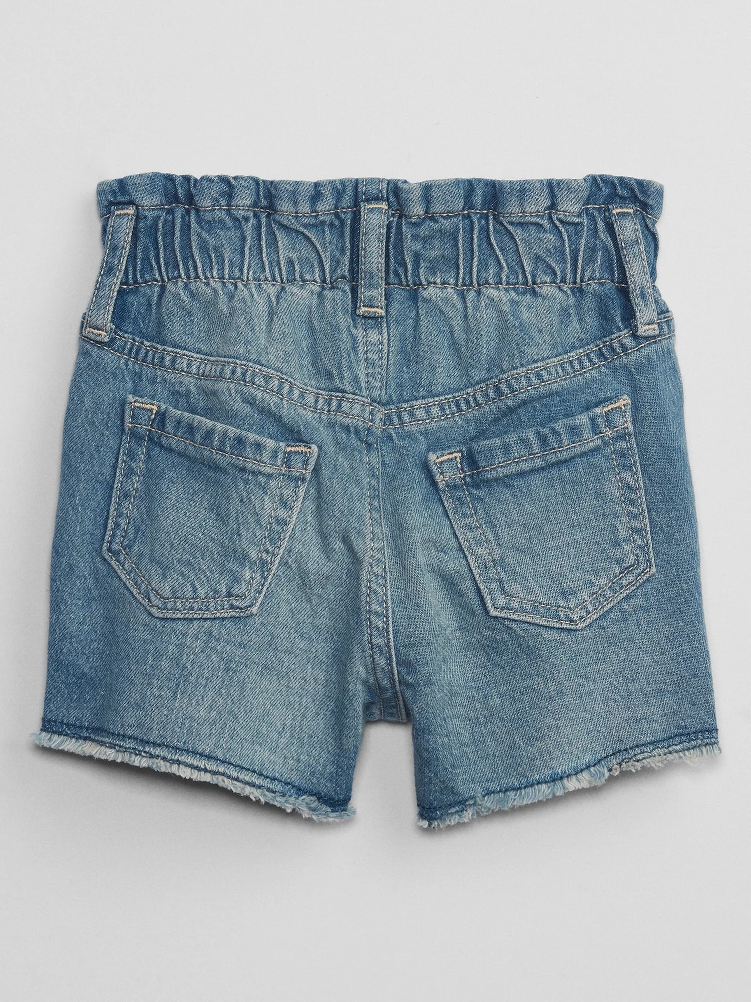 GAP Quần Short Jeans Em Bé Gái Toddler - Mom Short