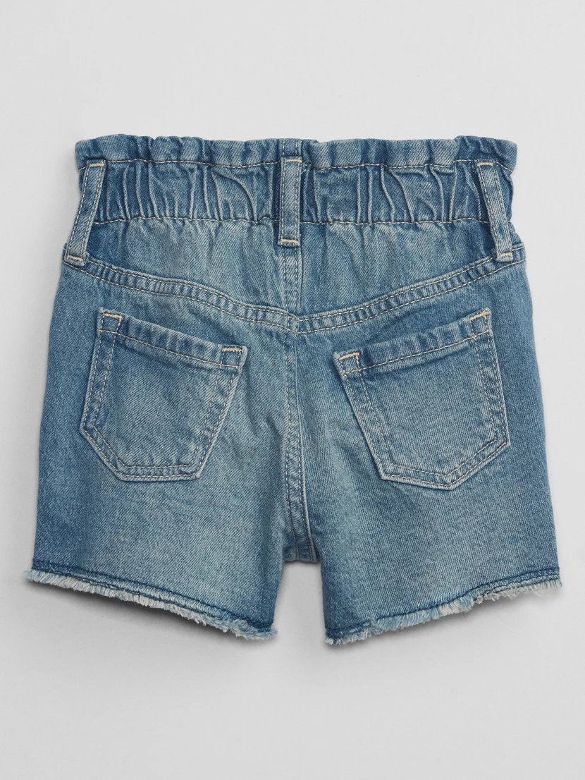 GAP Quần Short Jeans Em Bé Gái Toddler - Mom Short
