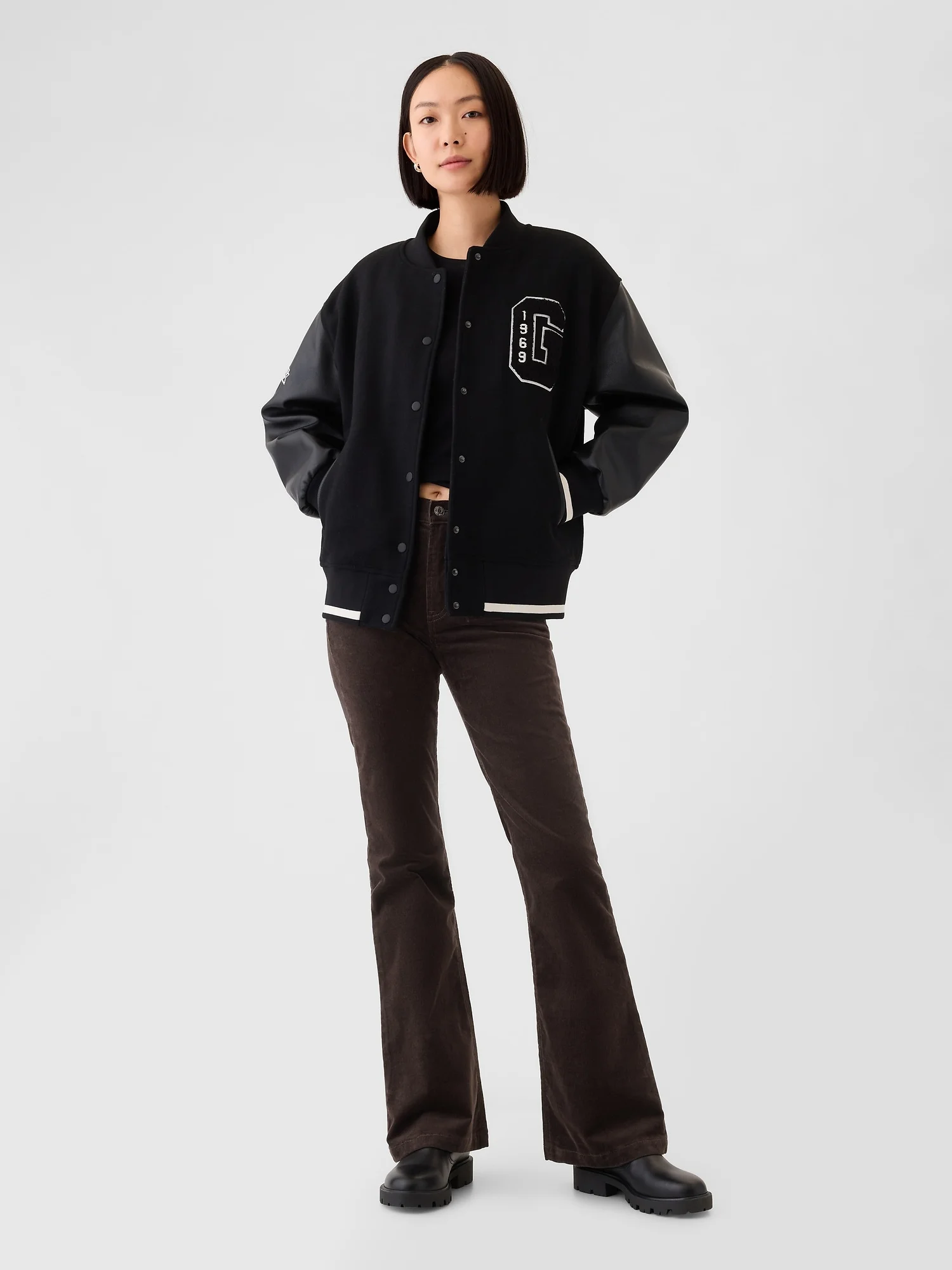 GAP Quần Jeans Dài Nữ - Denim Flare