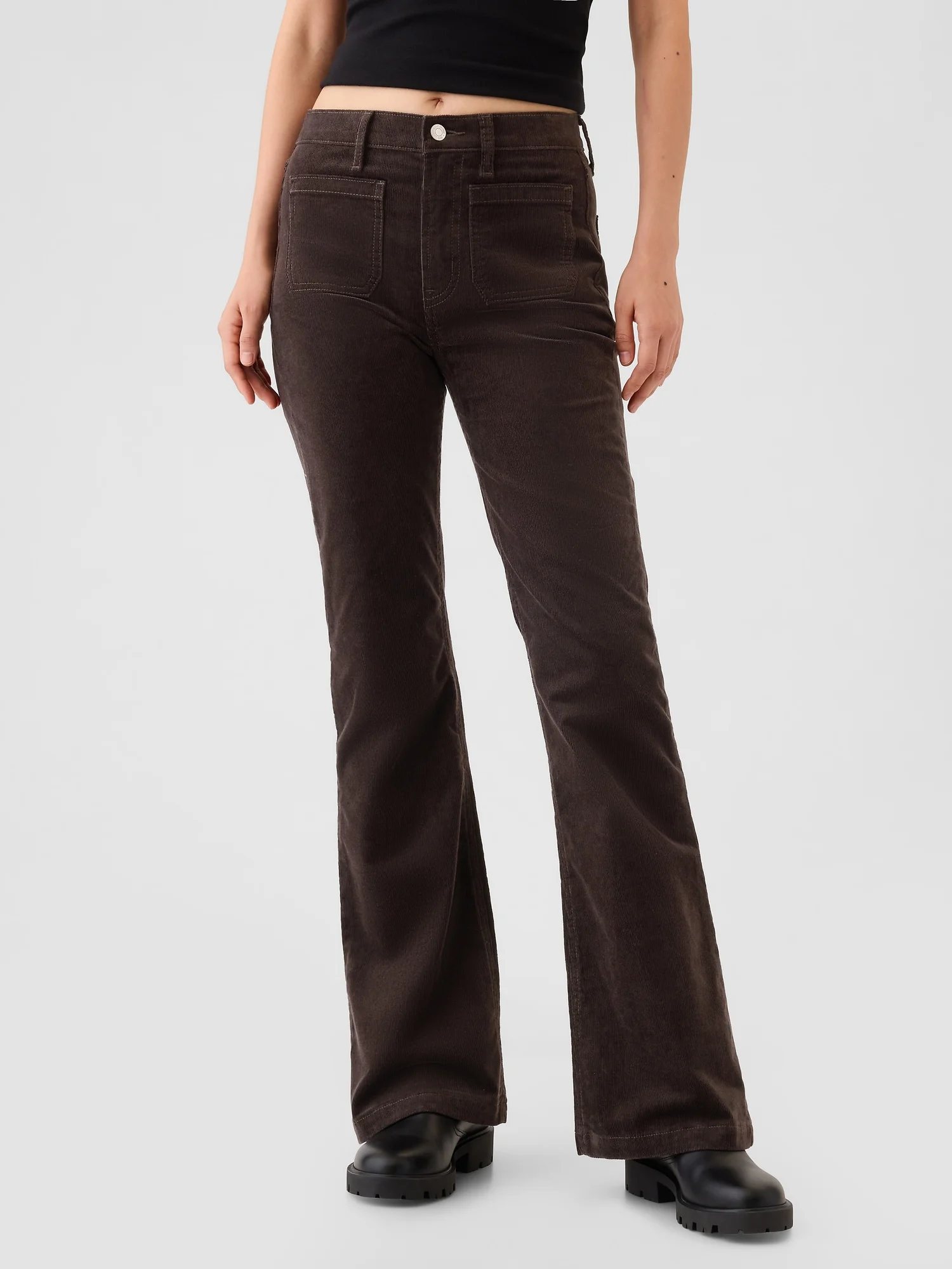 GAP Quần Jeans Dài Nữ - Denim Flare