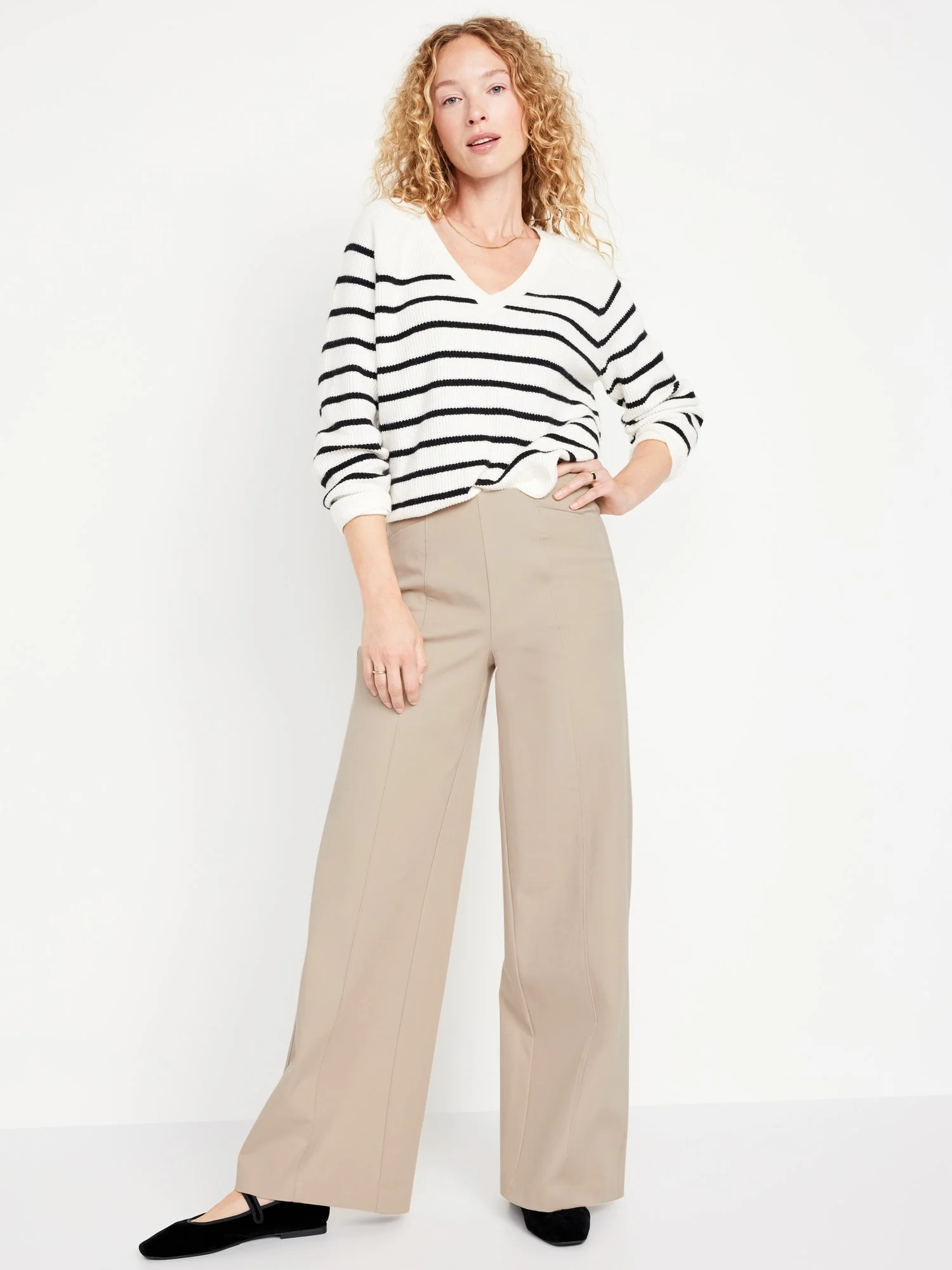 OLD NAVY Quần Dài Nữ - Wide Leg