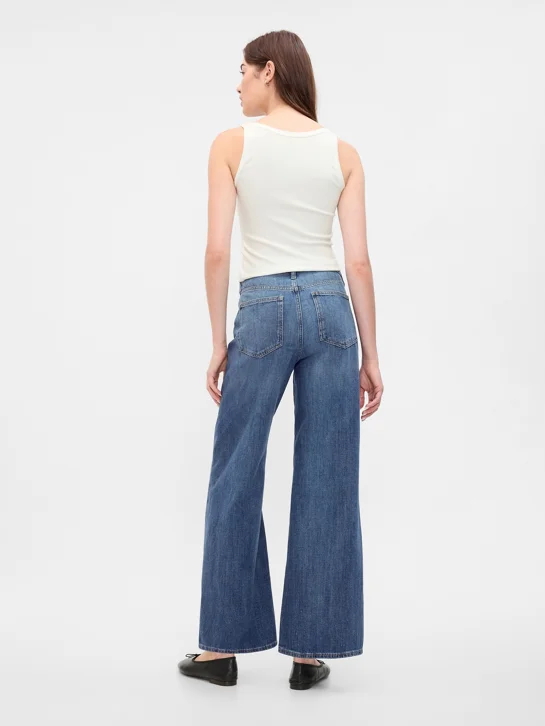 GAP Quần Jeans Nữ - Wide Leg