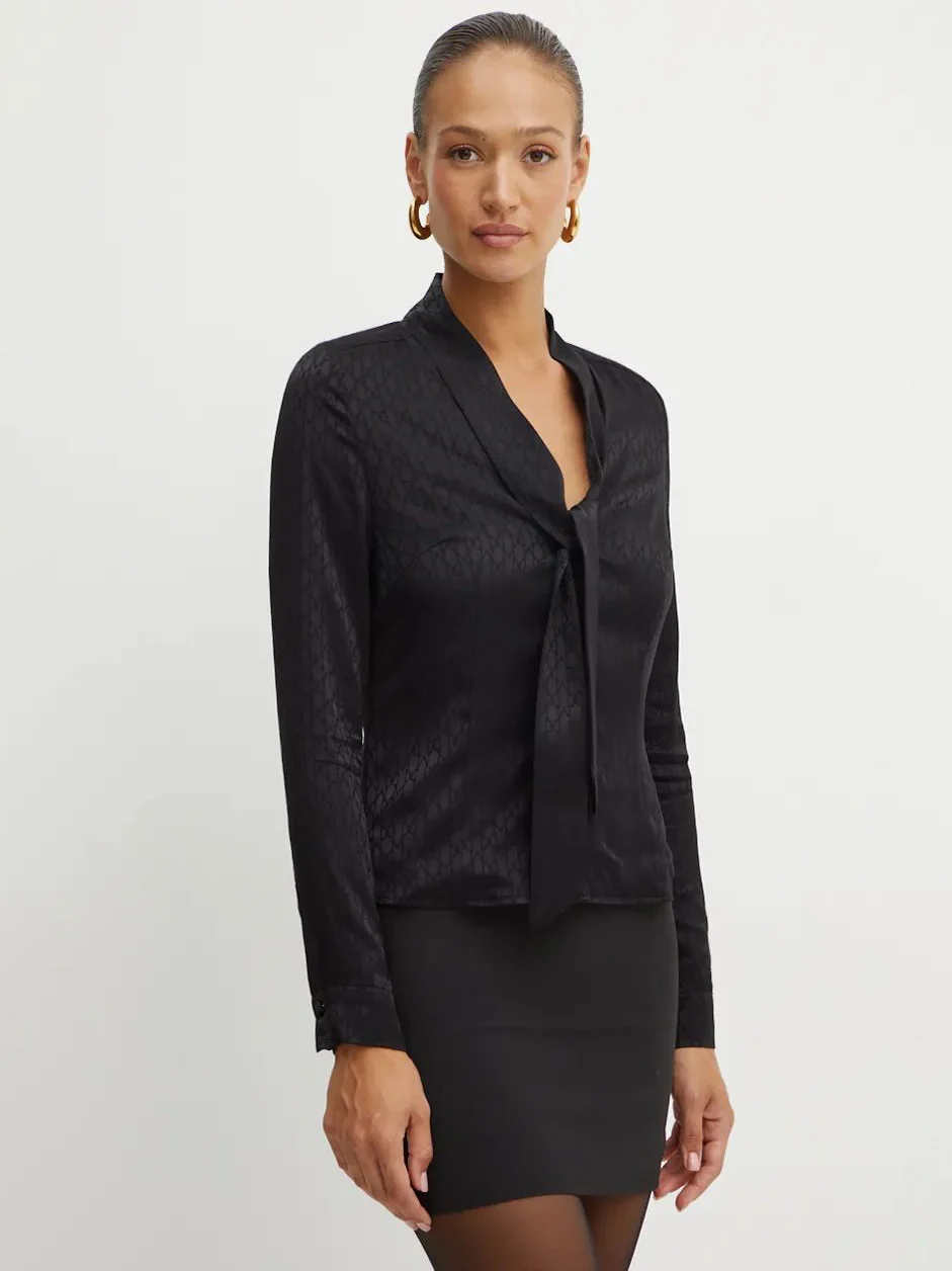 GUESS MARCIANO Áo Kiểu Nữ - Amalia Tie Neck Blouse