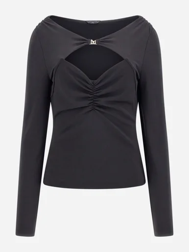 GUESS MARCIANO Áo Kiểu Dài Tay Nữ - Olga Ls Cut Out Top
