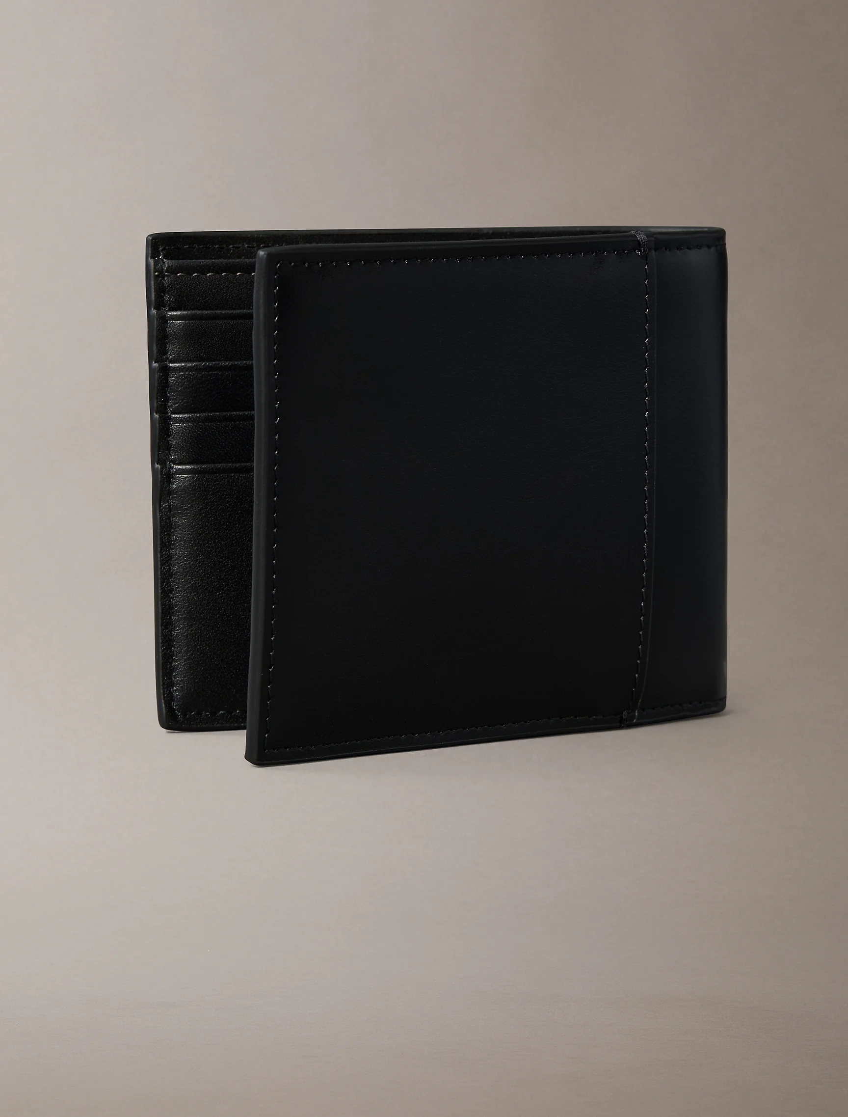 CK ACCESSORIES Ví Nam Embossed Monologo Bifold Wallet with Coin Pouch