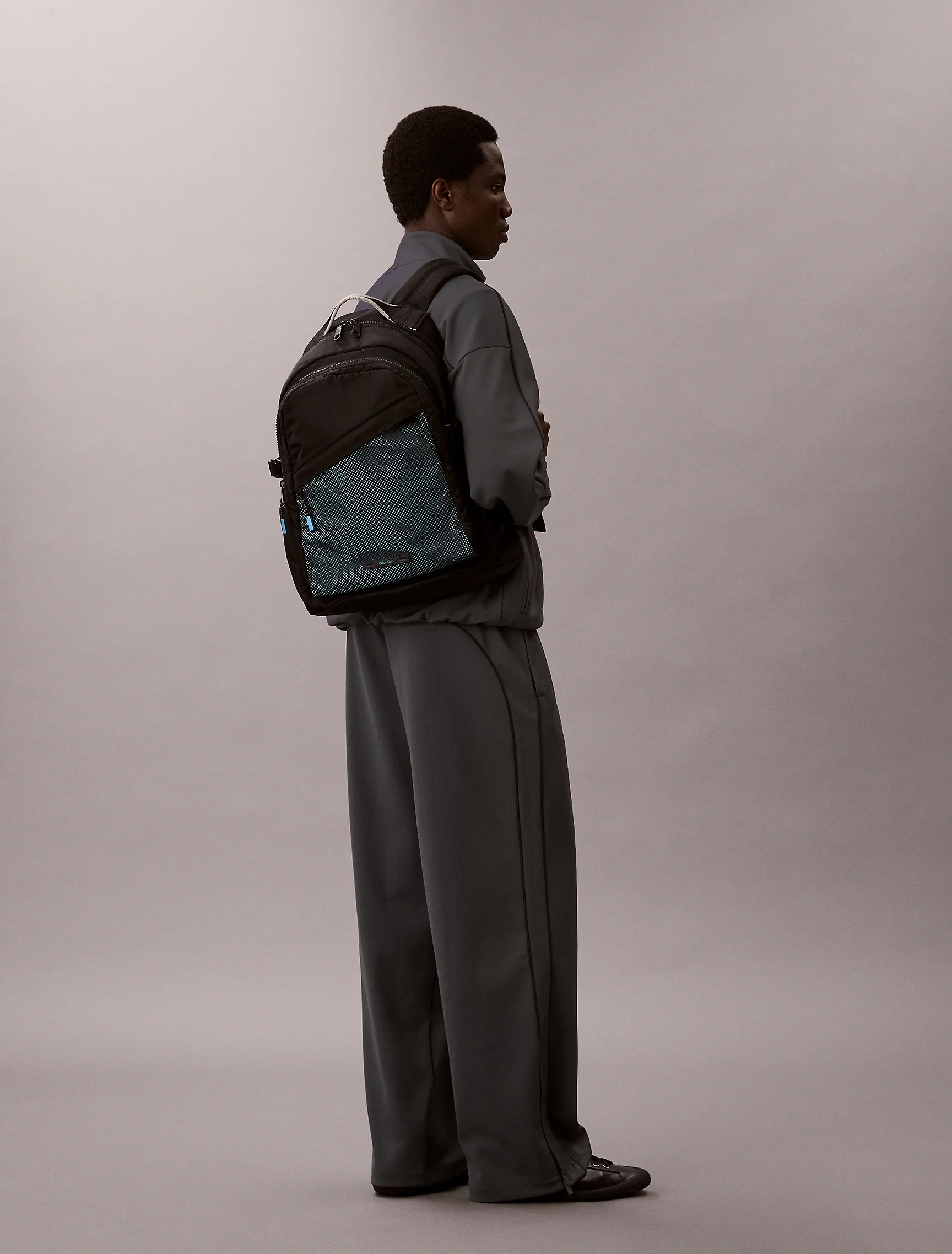 CK ACCESSORIES Balo Nam Mesh Round Backpack
