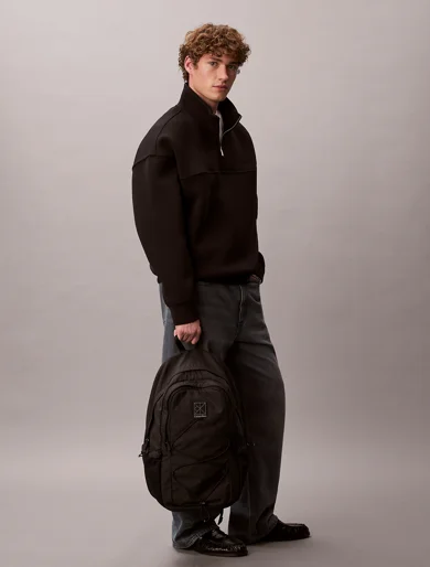 CK ACCESSORIES Balo Nam Utility Emblem Bungee Backpack