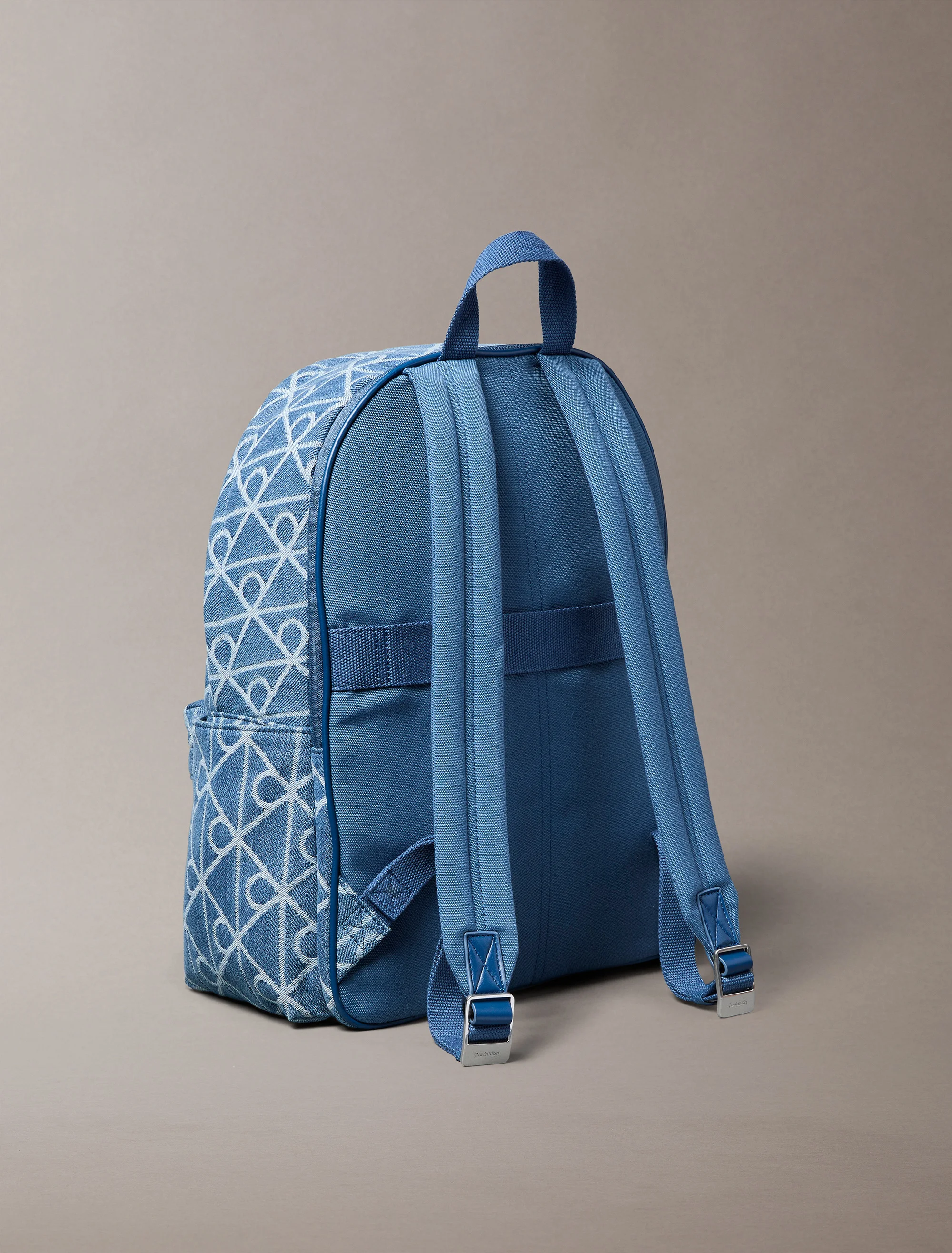 CK ACCESSORIES Balo Nam Denim Logo Jacquard Backpack