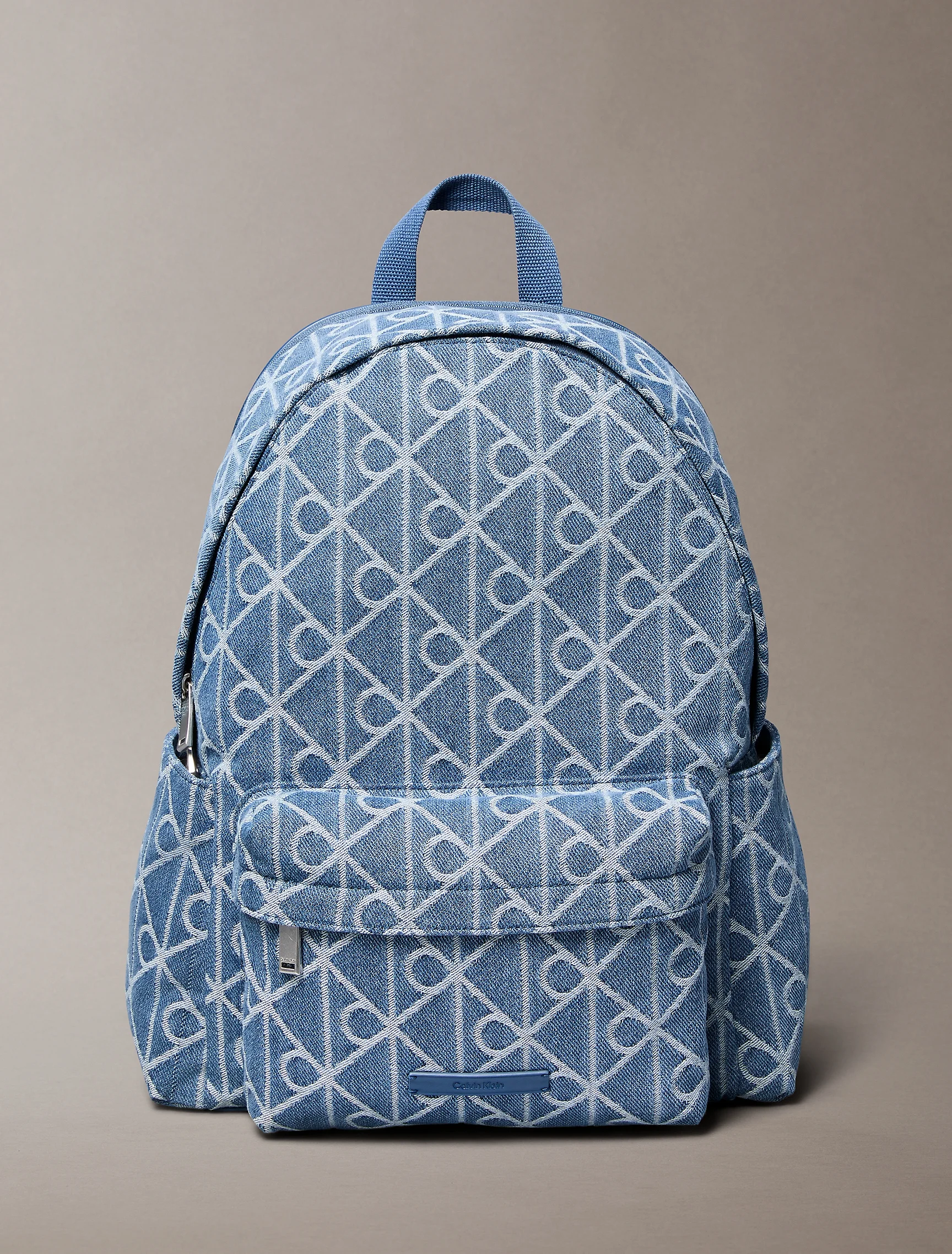 CK ACCESSORIES Balo Nam Denim Logo Jacquard Backpack