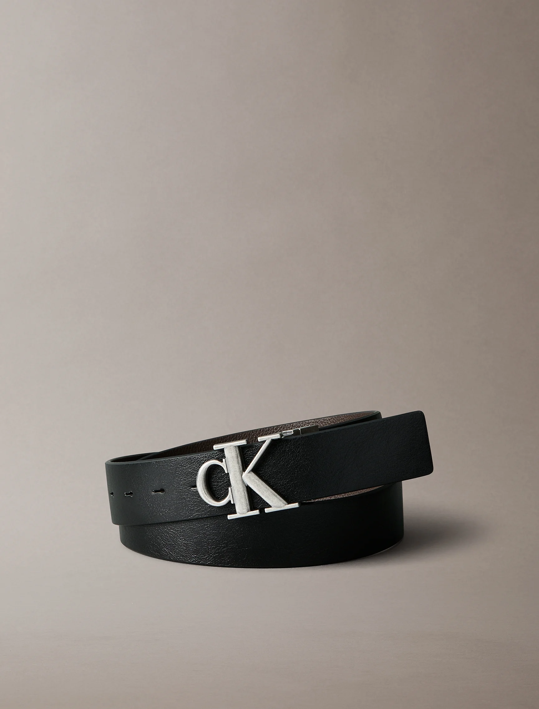 CK ACCESSORIES Thắt Lưng Nam CK Buckle Tumbled 35mm