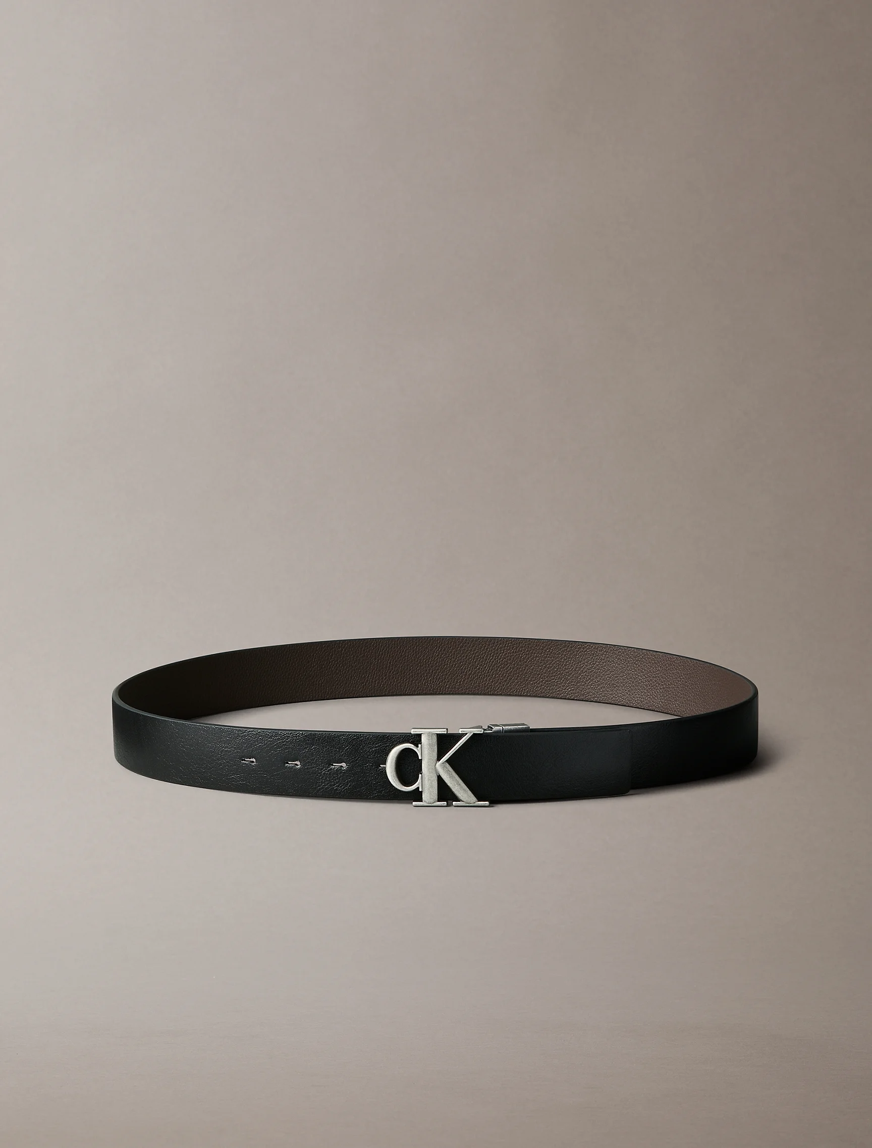 CK ACCESSORIES Thắt Lưng Nam CK Buckle Tumbled 35mm