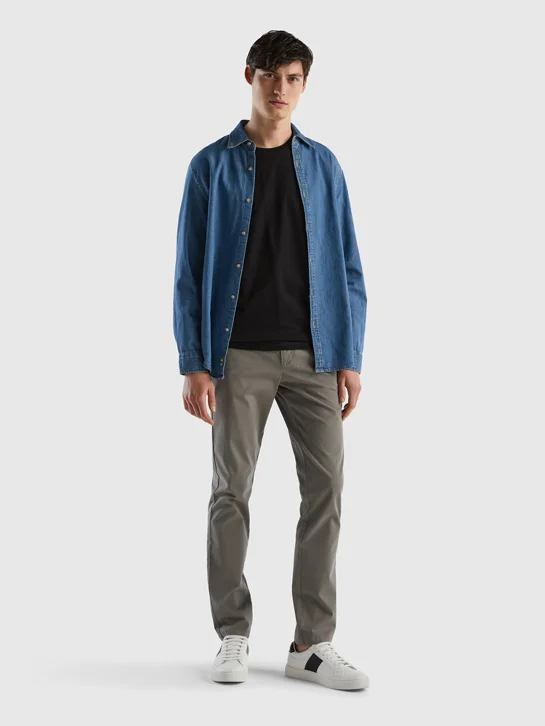 UNITED COLORS OF BENETTON Quần Dài Nam Slim Fit Chinos