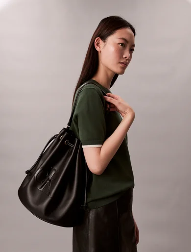 CK ACCESSORIES Túi Nữ Bold CK Large Bucket Bag