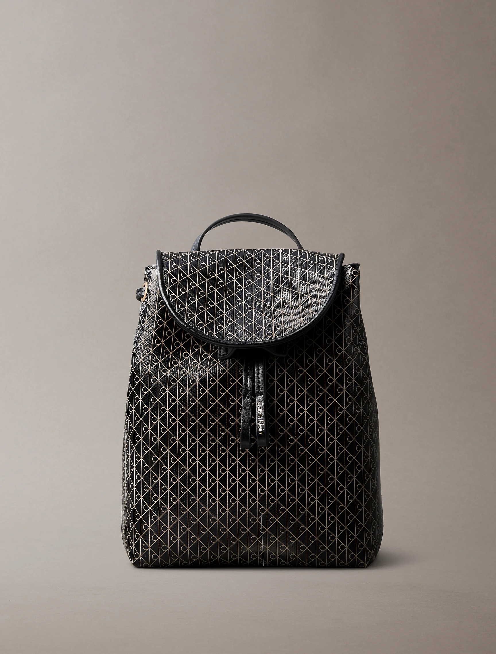 CK ACCESSORIES Balo Nữ Emblem Aop Mini Backpack