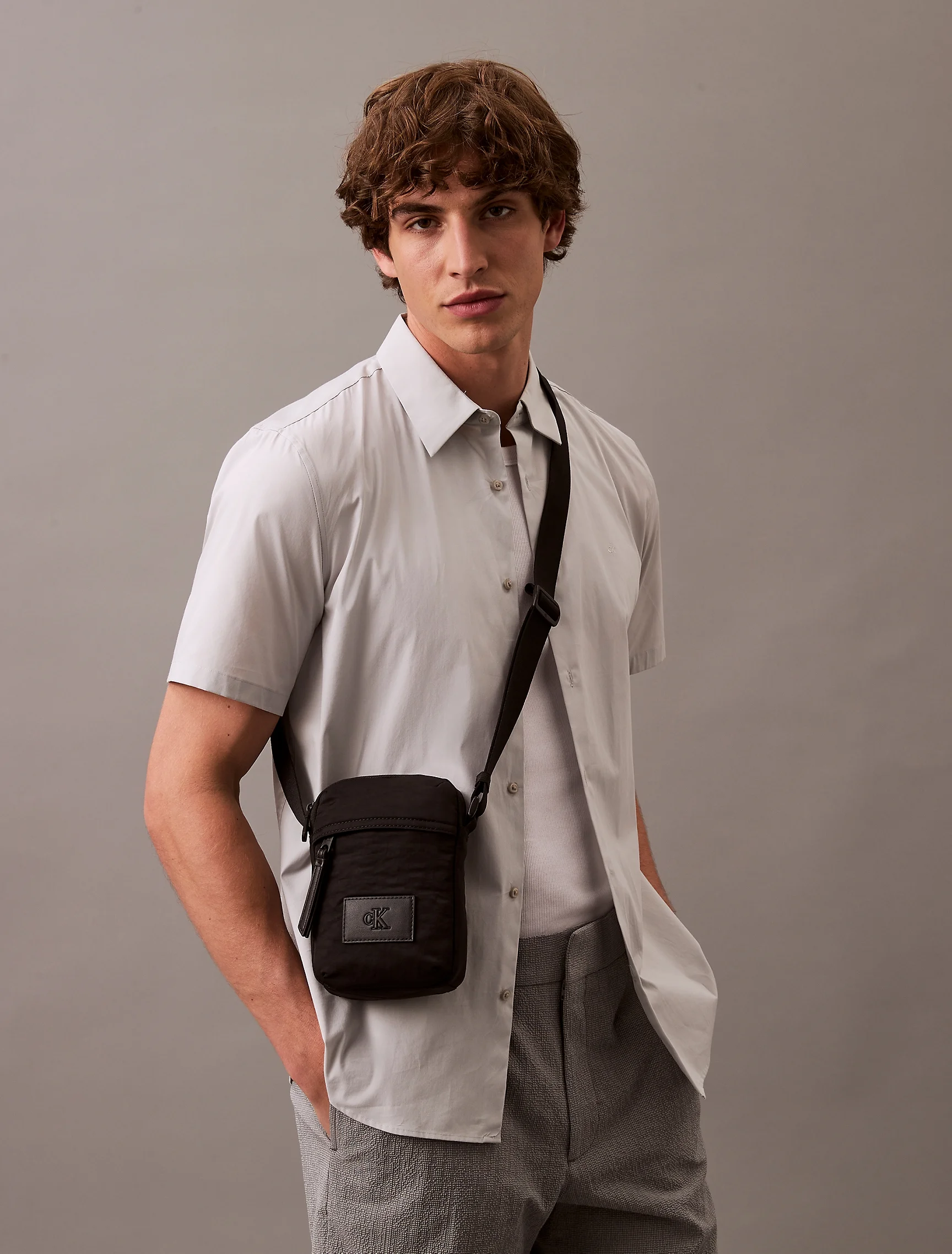 CK ACCESSORIES Túi Nam Metro Nylon Reporter Bag