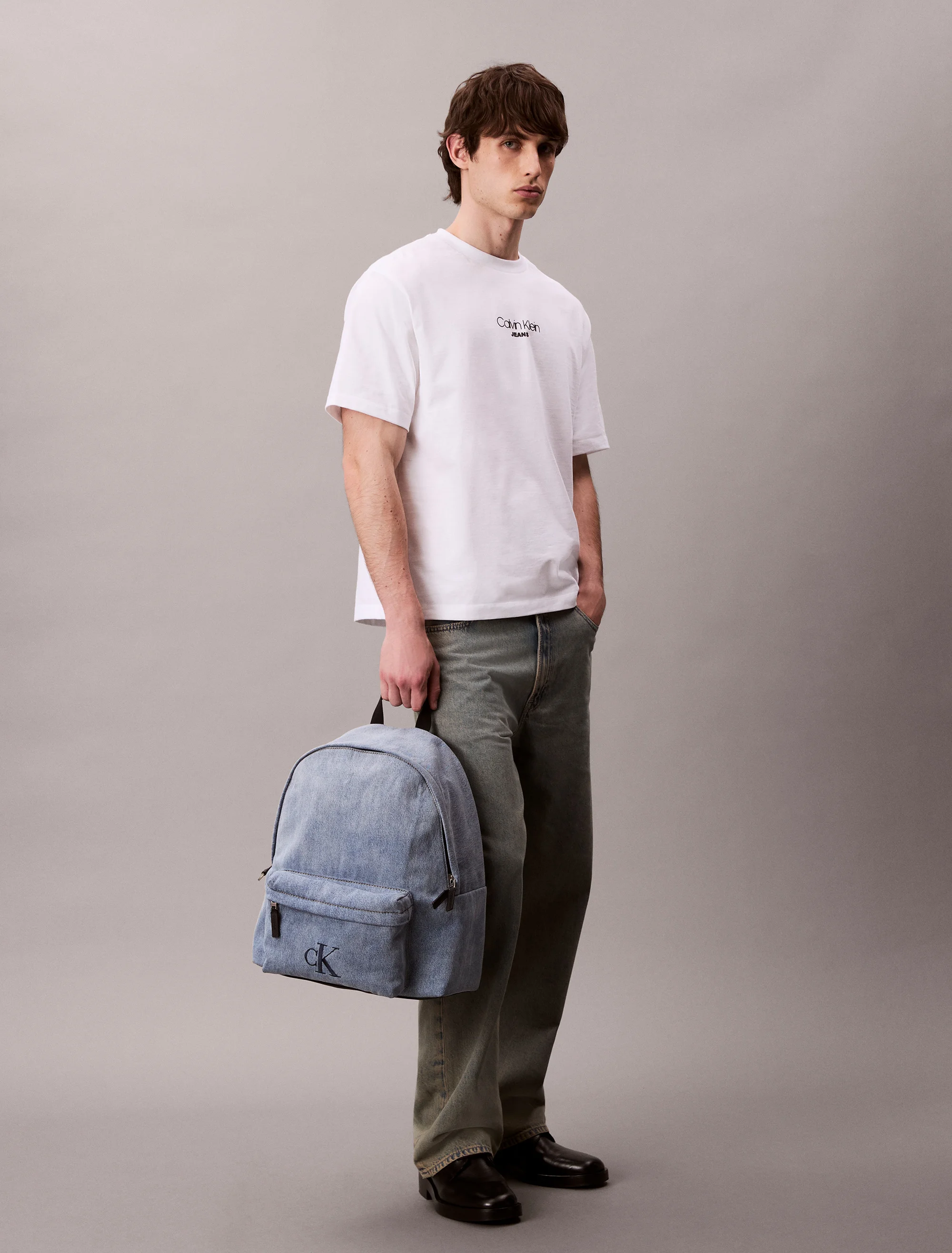 CK ACCESSORIES Balo Nam Denim Backpack