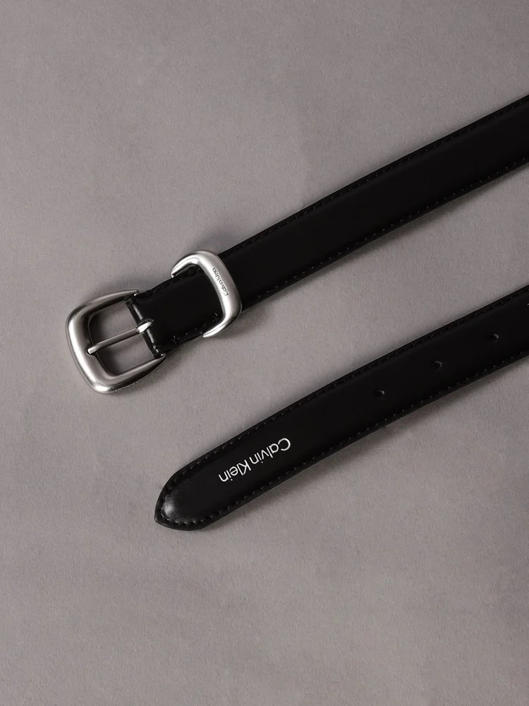 CK ACCESSORIES Thắt Lưng Nữ Sarah 2 Piece Logo Buckle Belt