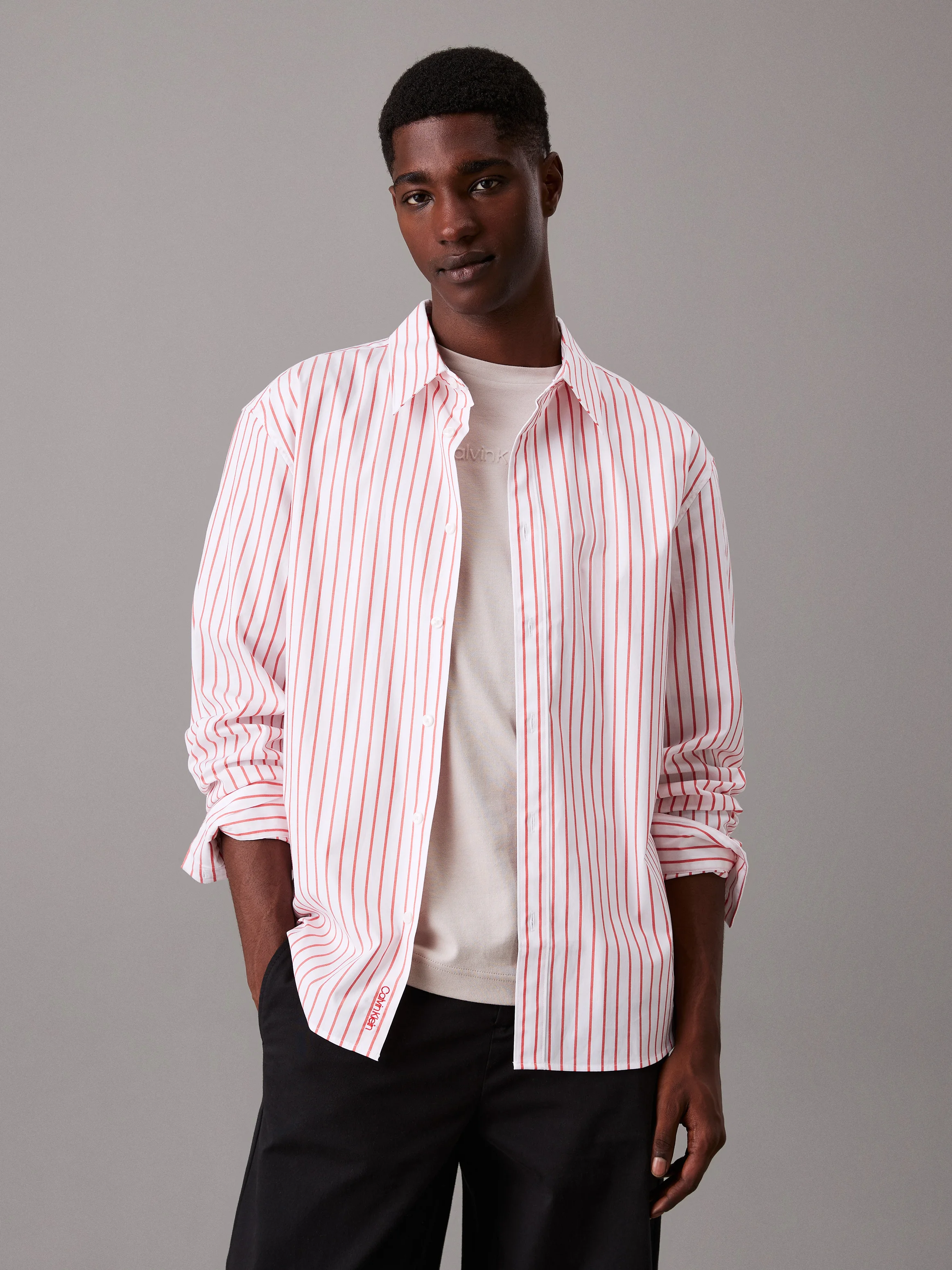 CK JEANS Áo Sơ Mi Nam Relaxed Fit