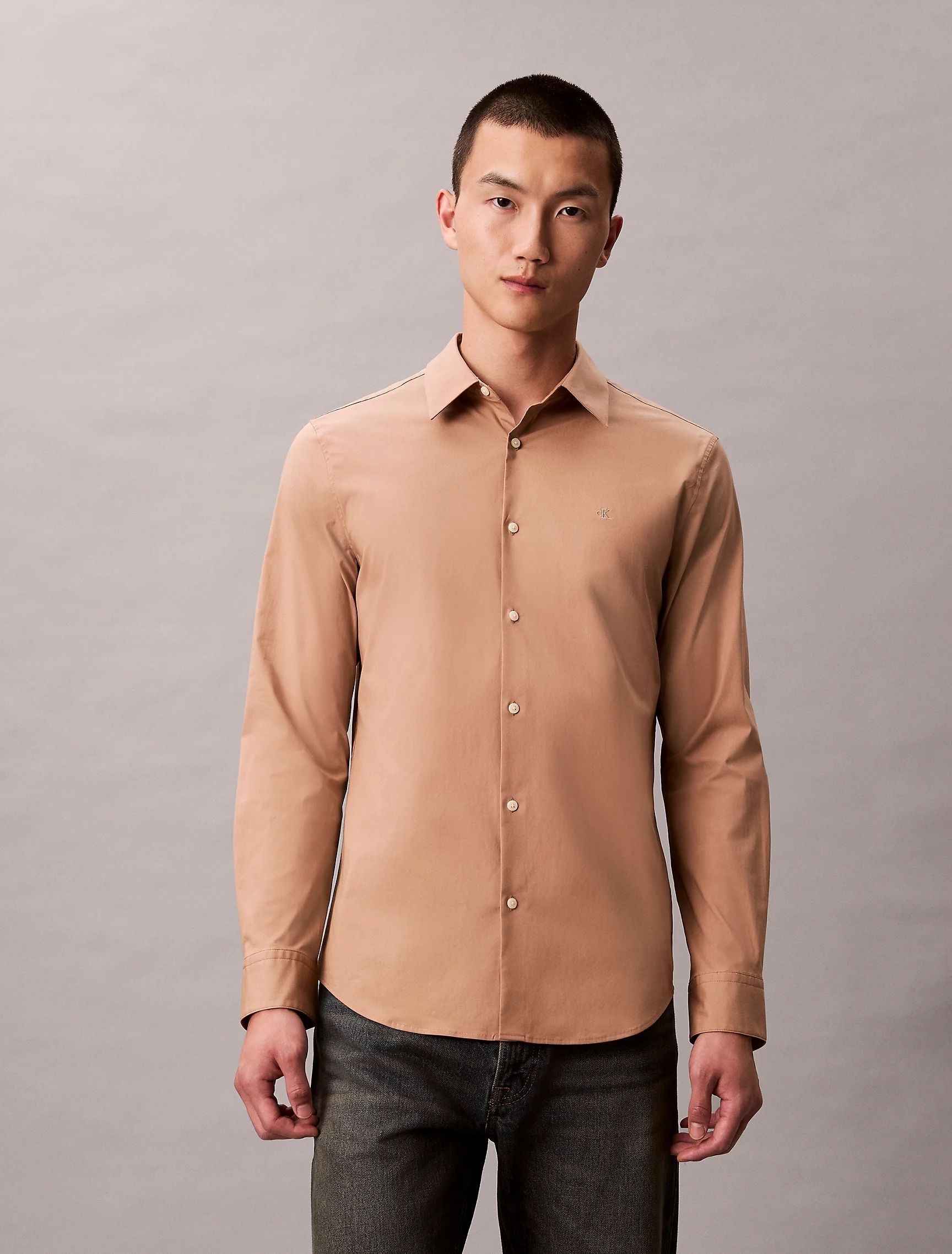 CK JEANS Áo Sơ Mi Nam Slim Fit