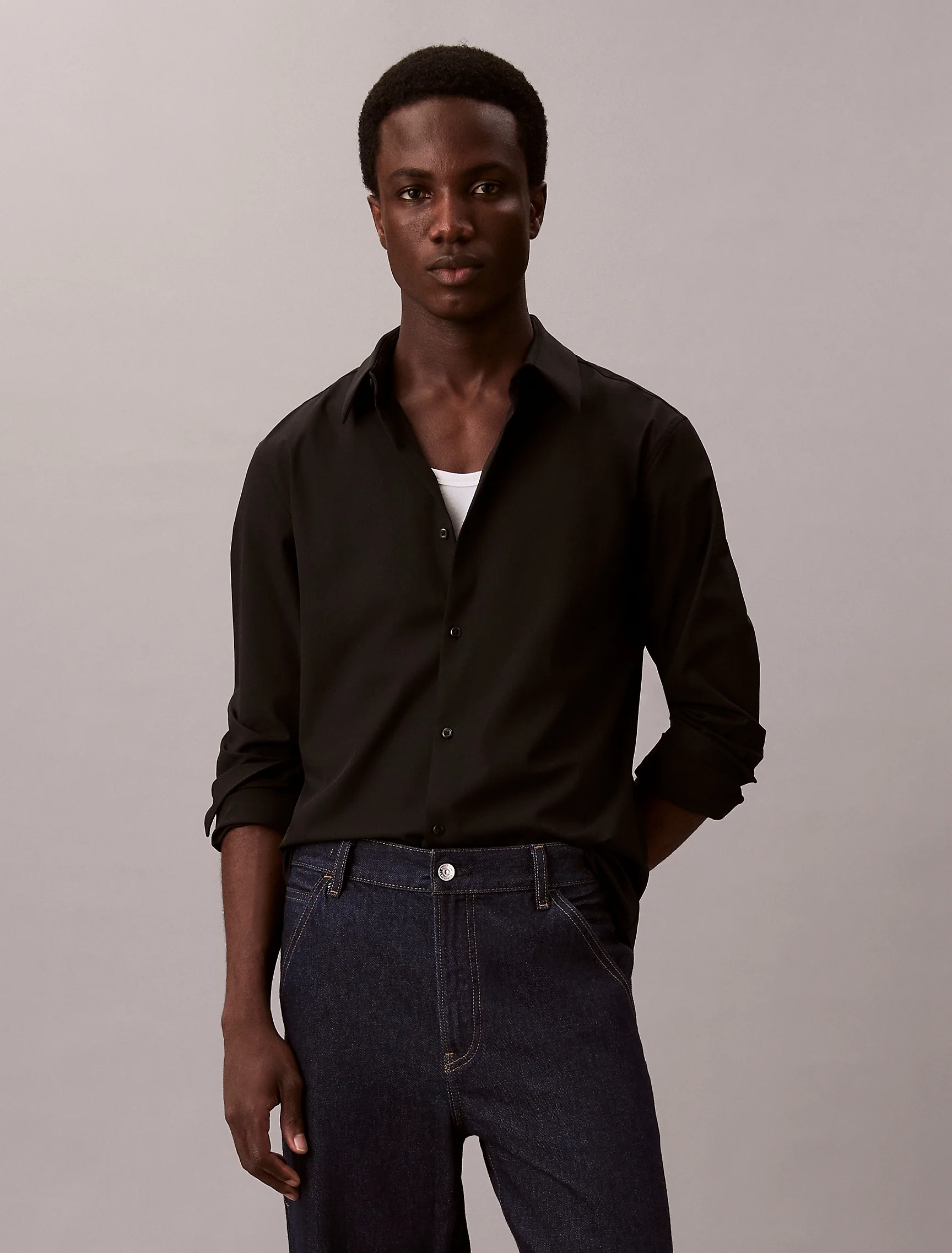 CK JEANS Áo Sơ Mi Nam Slim Fit