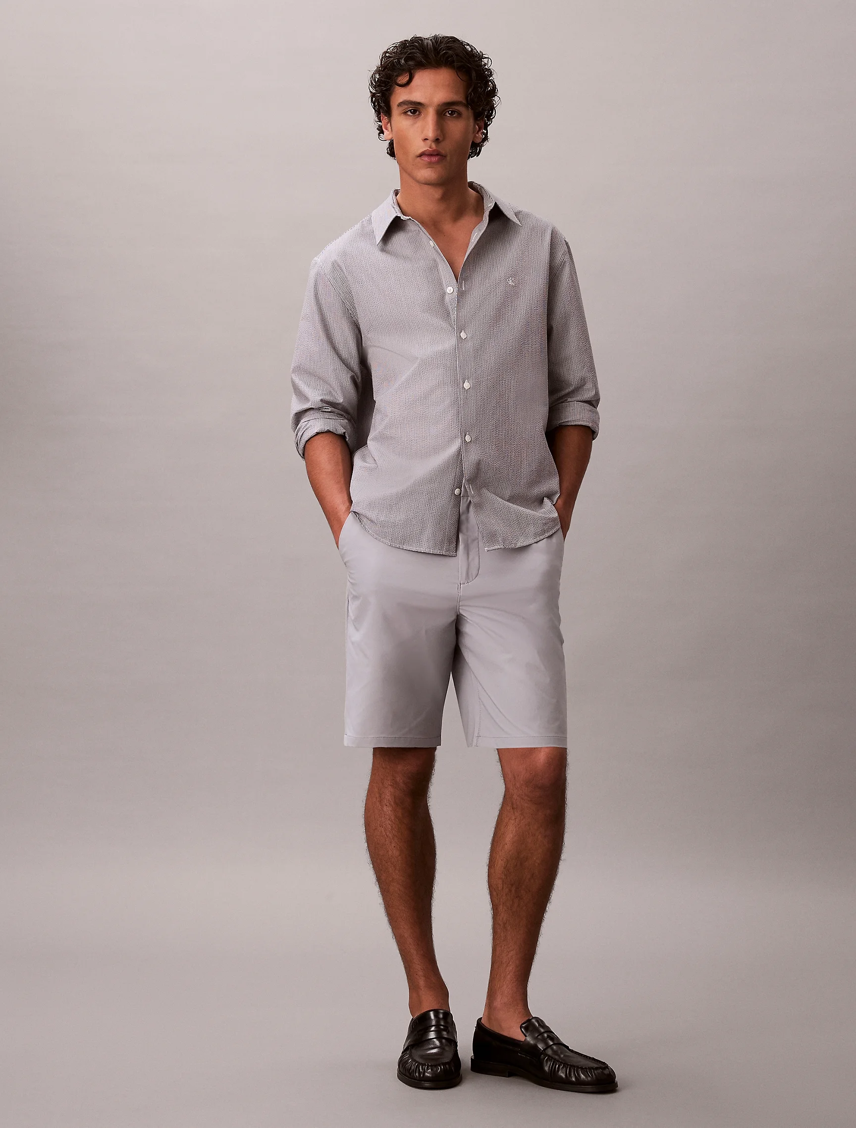 CK JEANS Quần Ngắn Nam Straight Tech Stretch Short