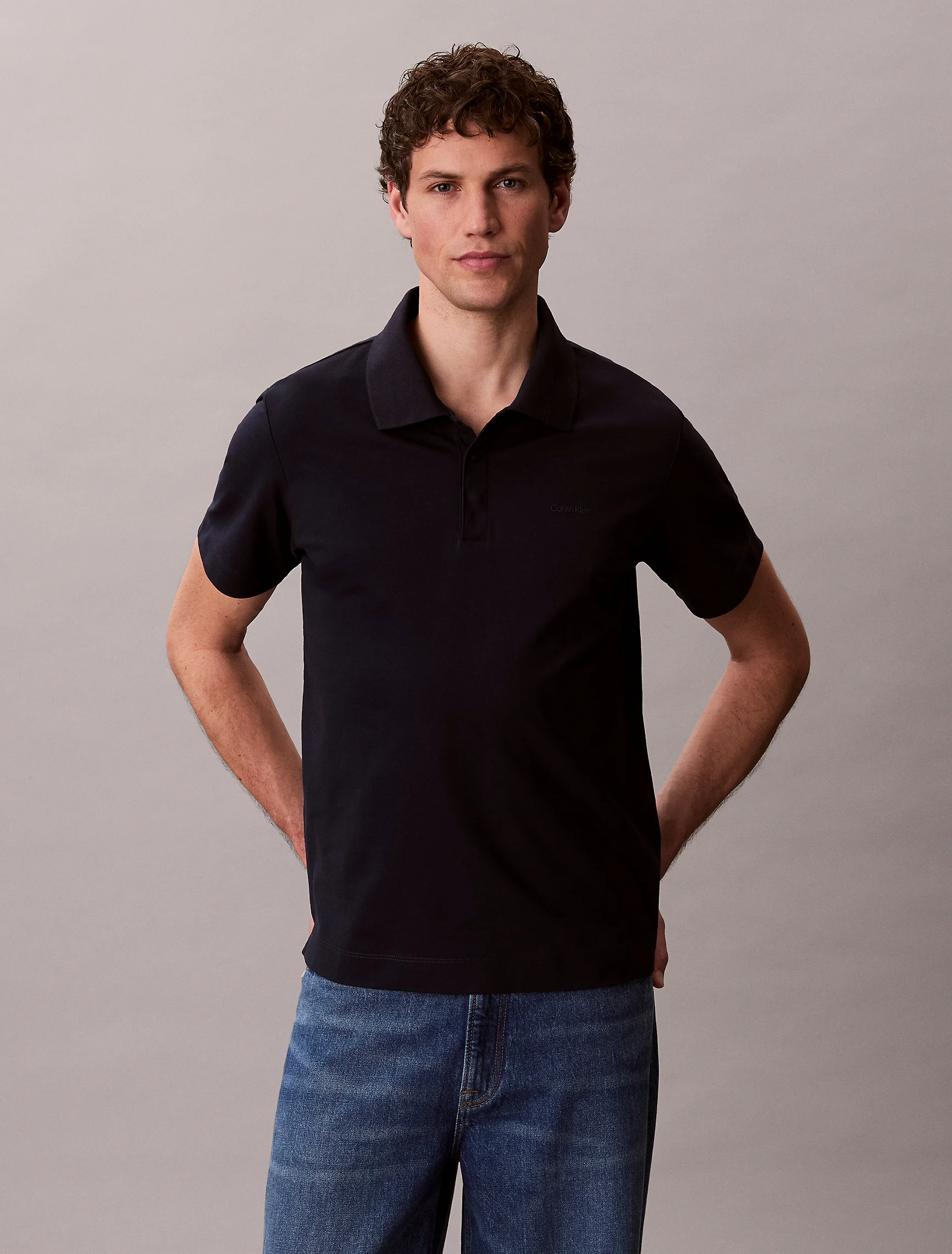 CK JEANS Áo Polo Nam Classic Fit