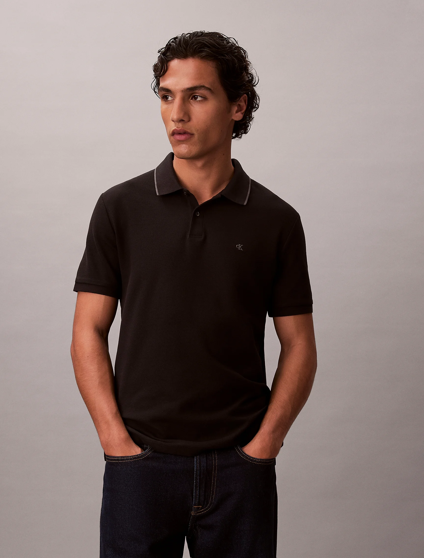 CK JEANS Áo Polo Nam Classic Fit