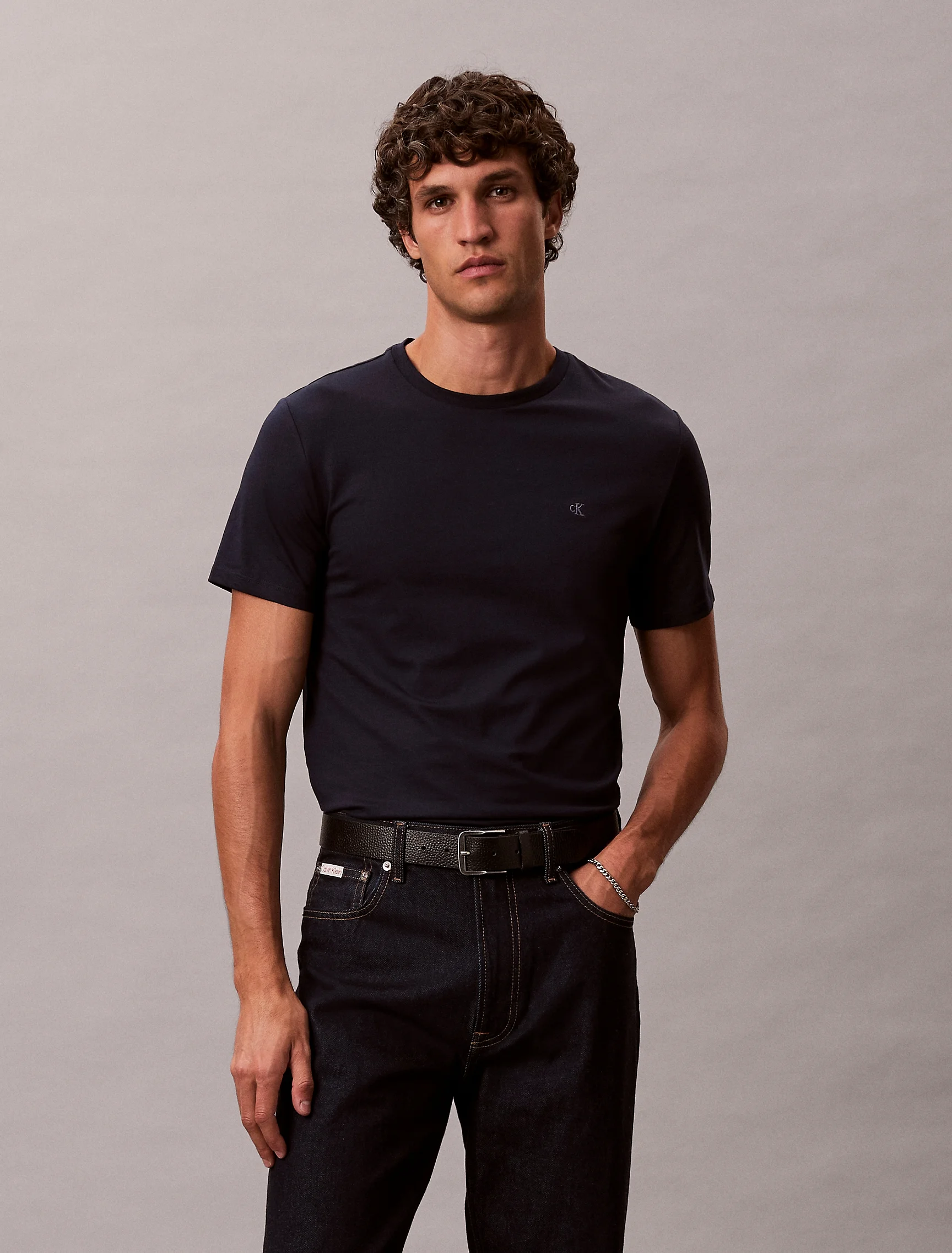 CK JEANS Áo Thun Nam Slim Fit