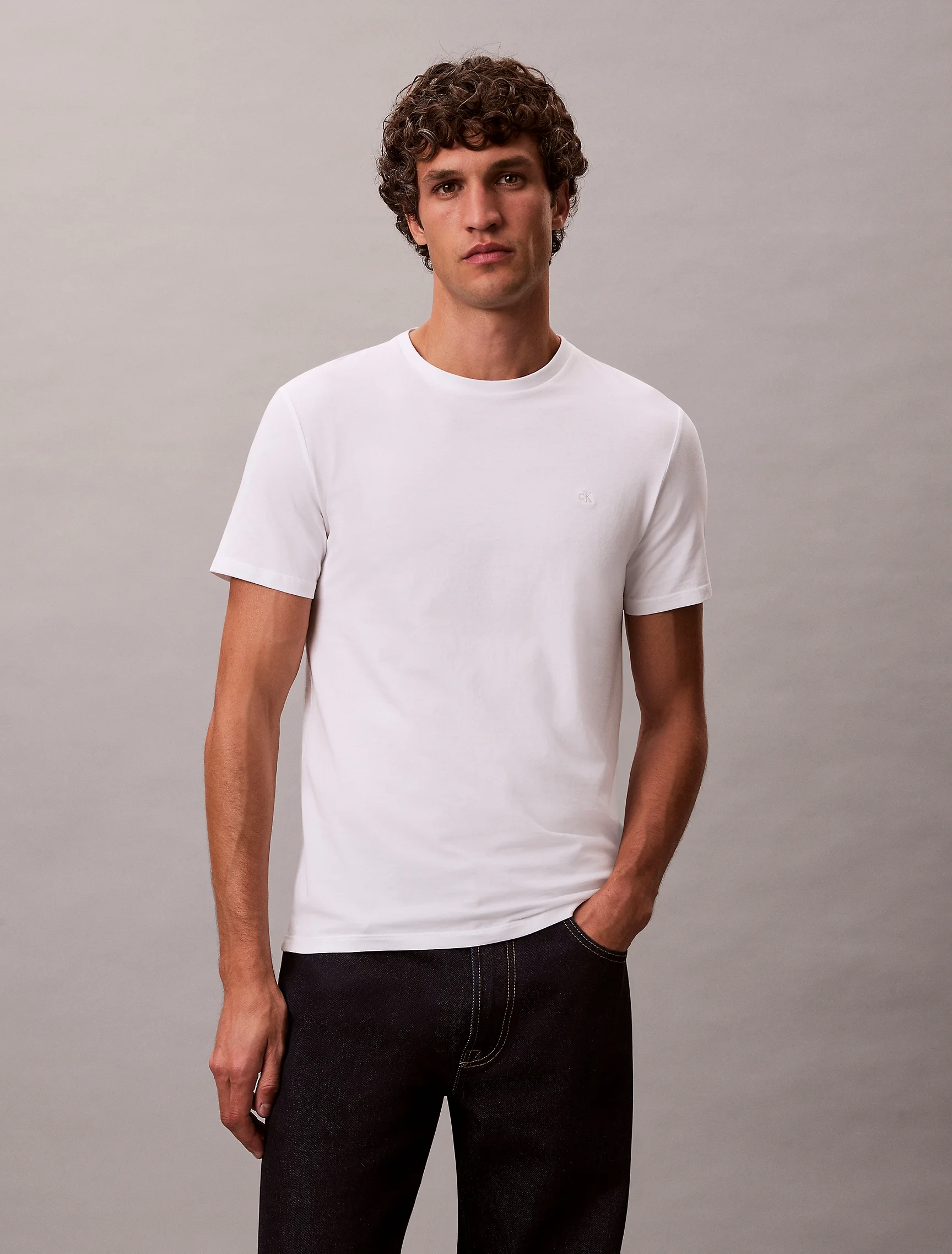 CK JEANS Áo Thun Nam Slim Fit