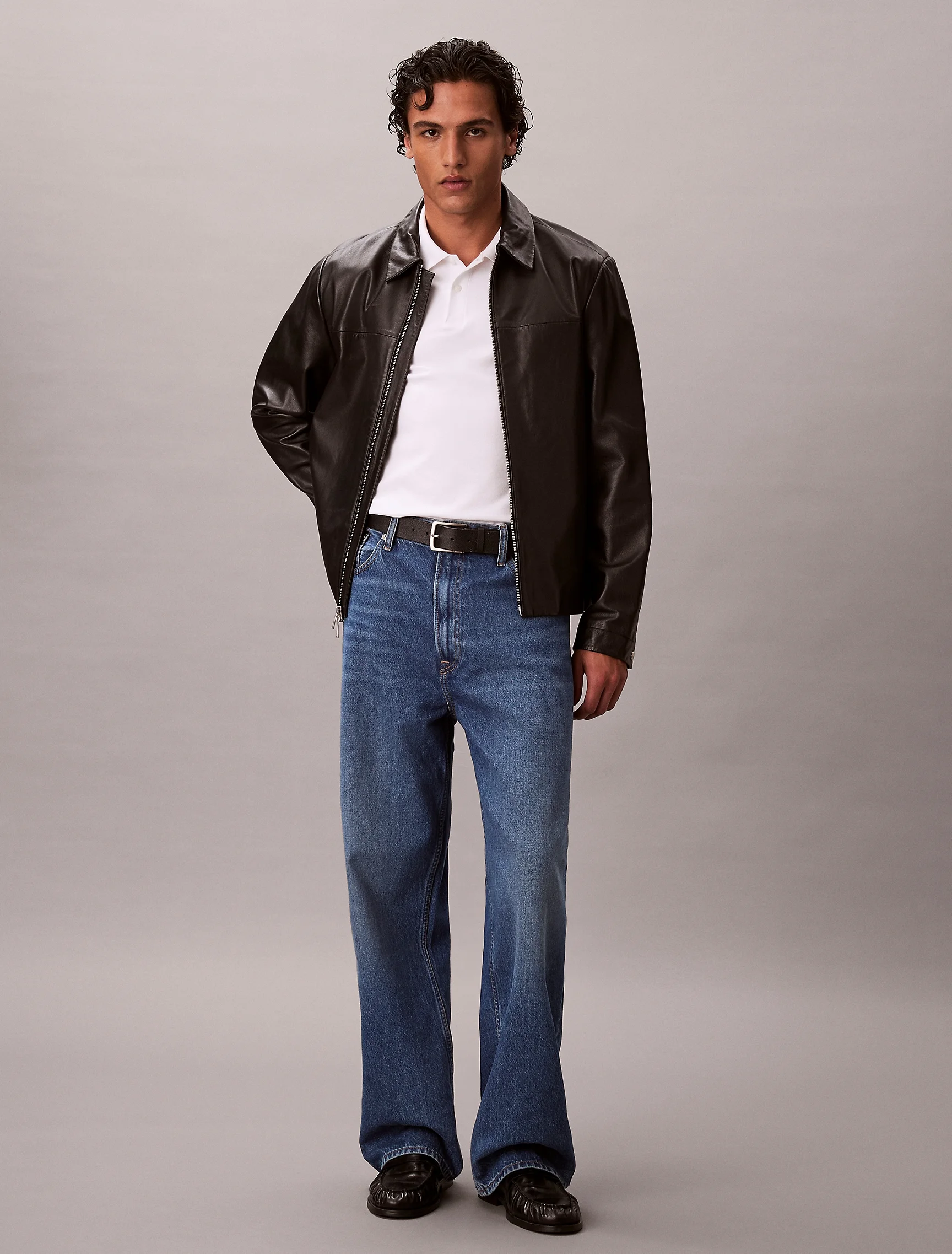 CK JEANS Áo Polo Nam Slim Refined Pique Polo