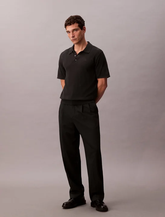 CK JEANS Áo Len Nam Supima Cotton Polo