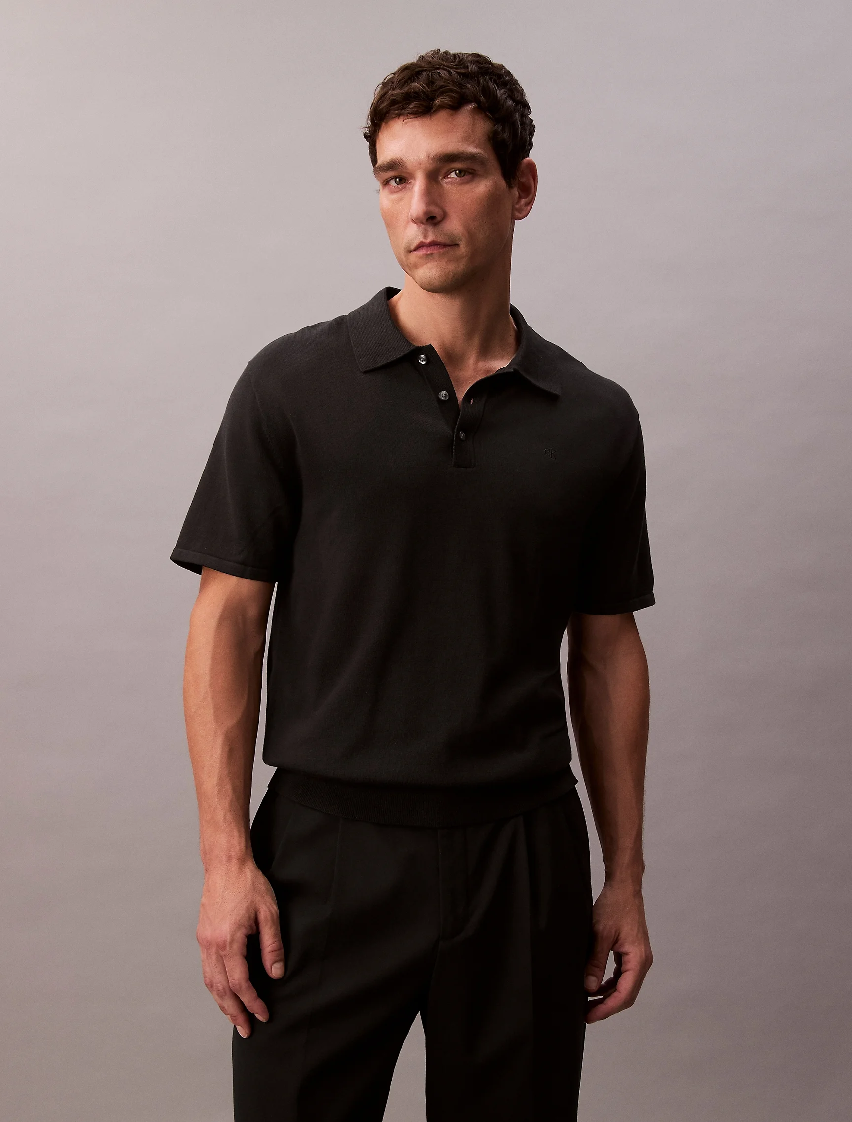 CK JEANS Áo Len Nam Supima Cotton Polo