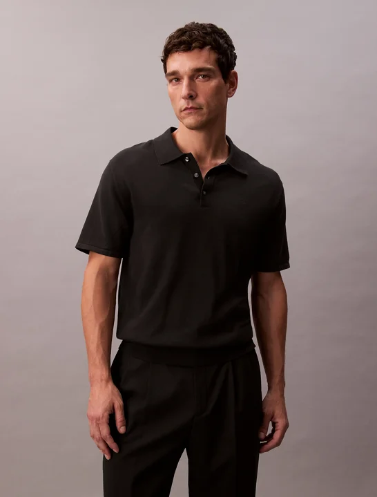 CK JEANS Áo Len Nam Supima Cotton Polo