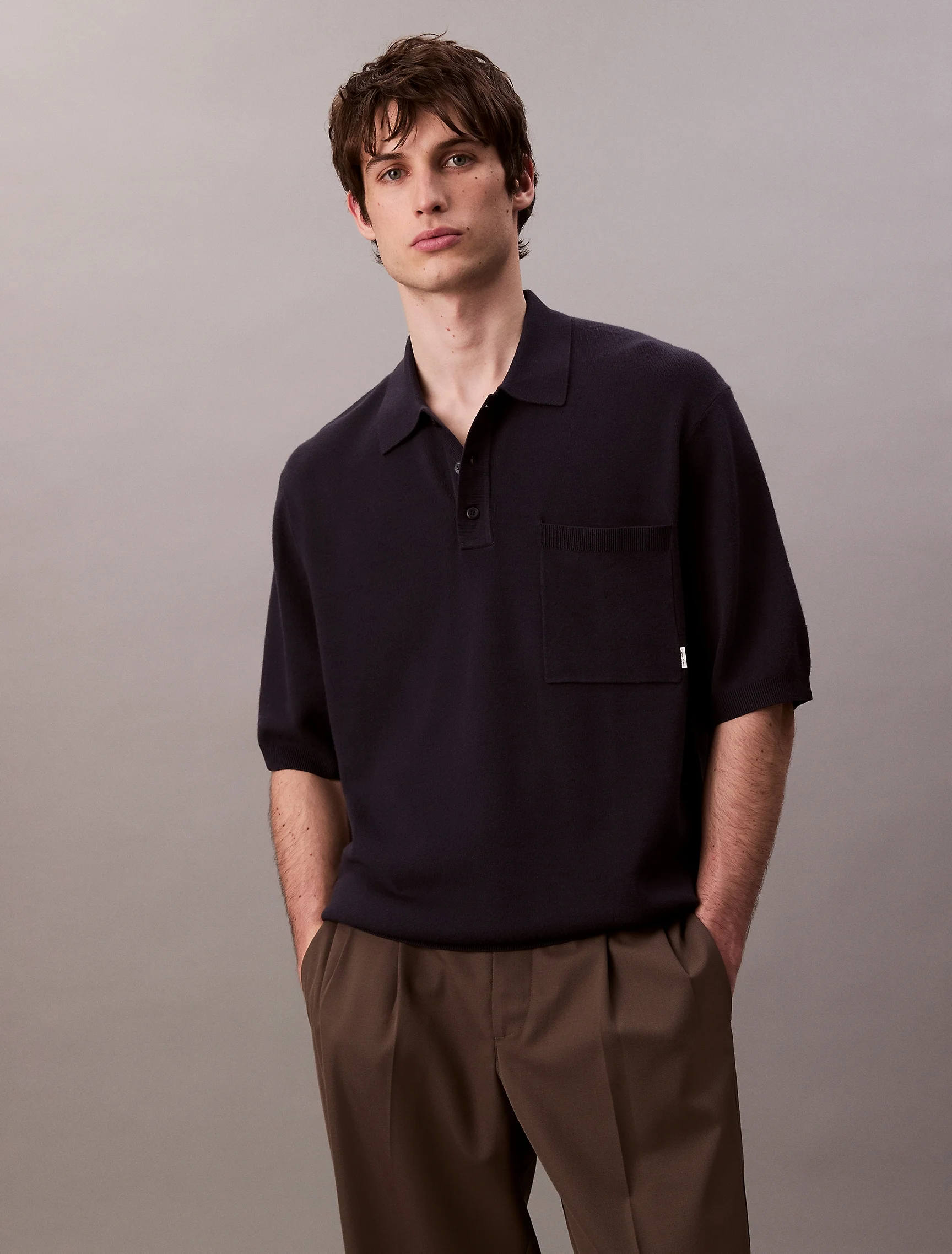 CK JEANS Áo Len Nam Relaxed Fit