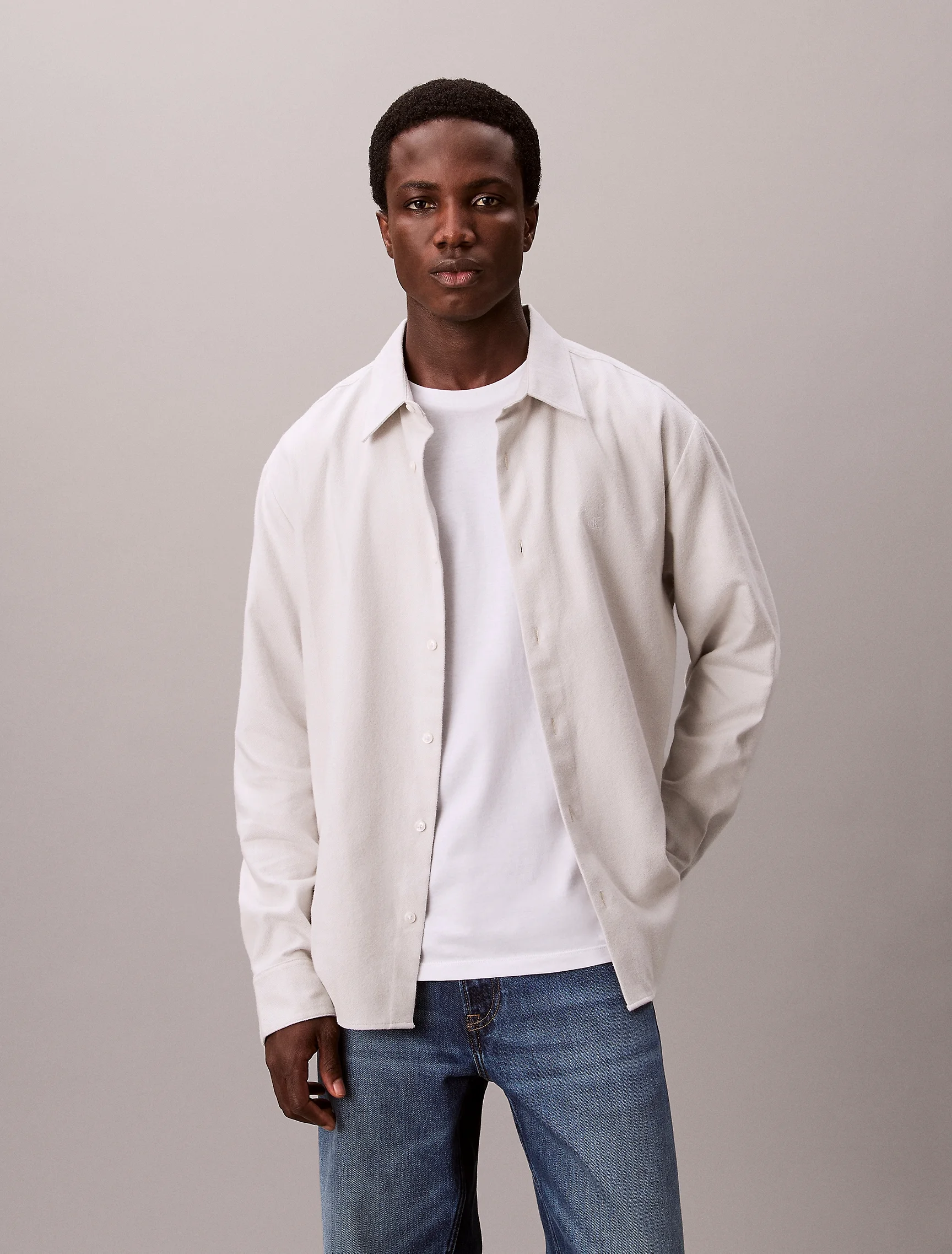 CK JEANS Áo Sơ Mi Nam Easy Fit