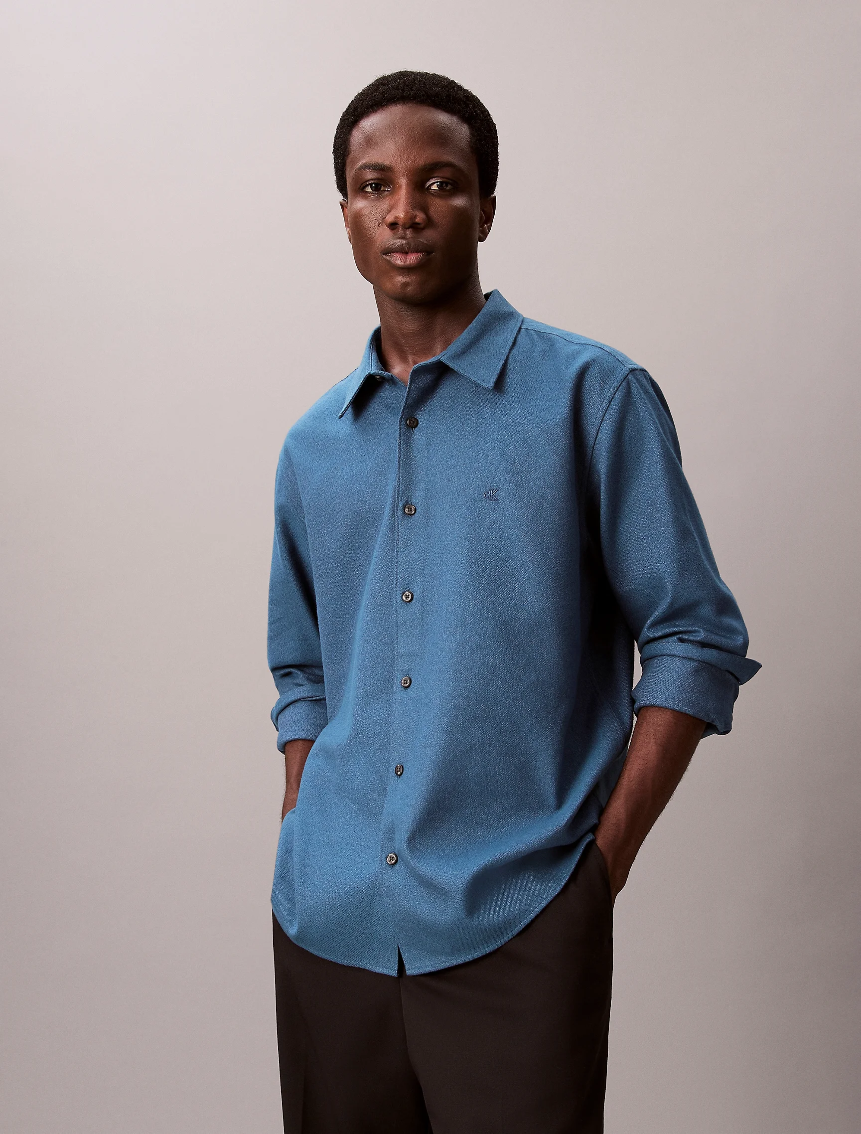 CK JEANS Áo Sơ Mi Nam Easy Fit