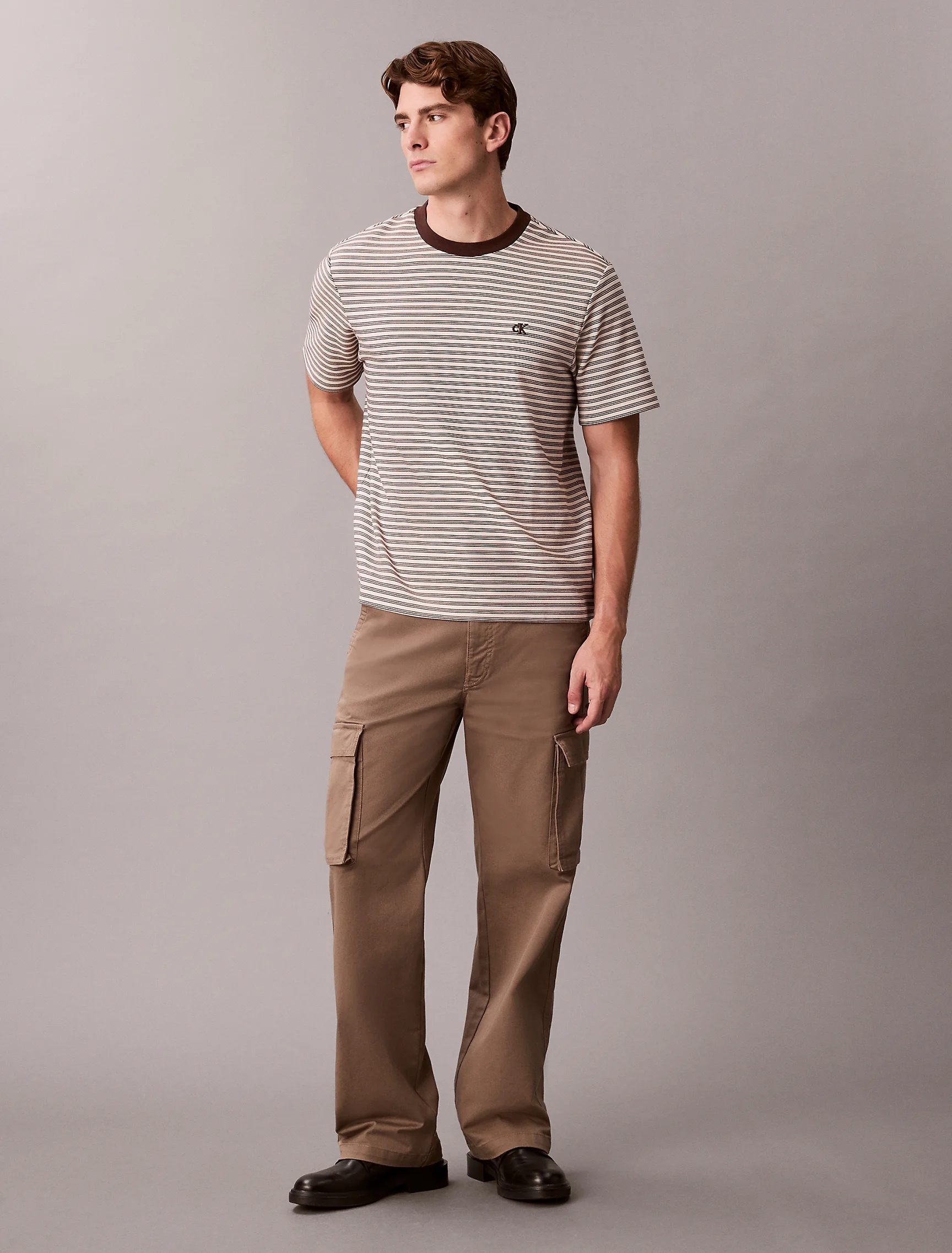 CK JEANS Áo Thun Nam Easy Fit