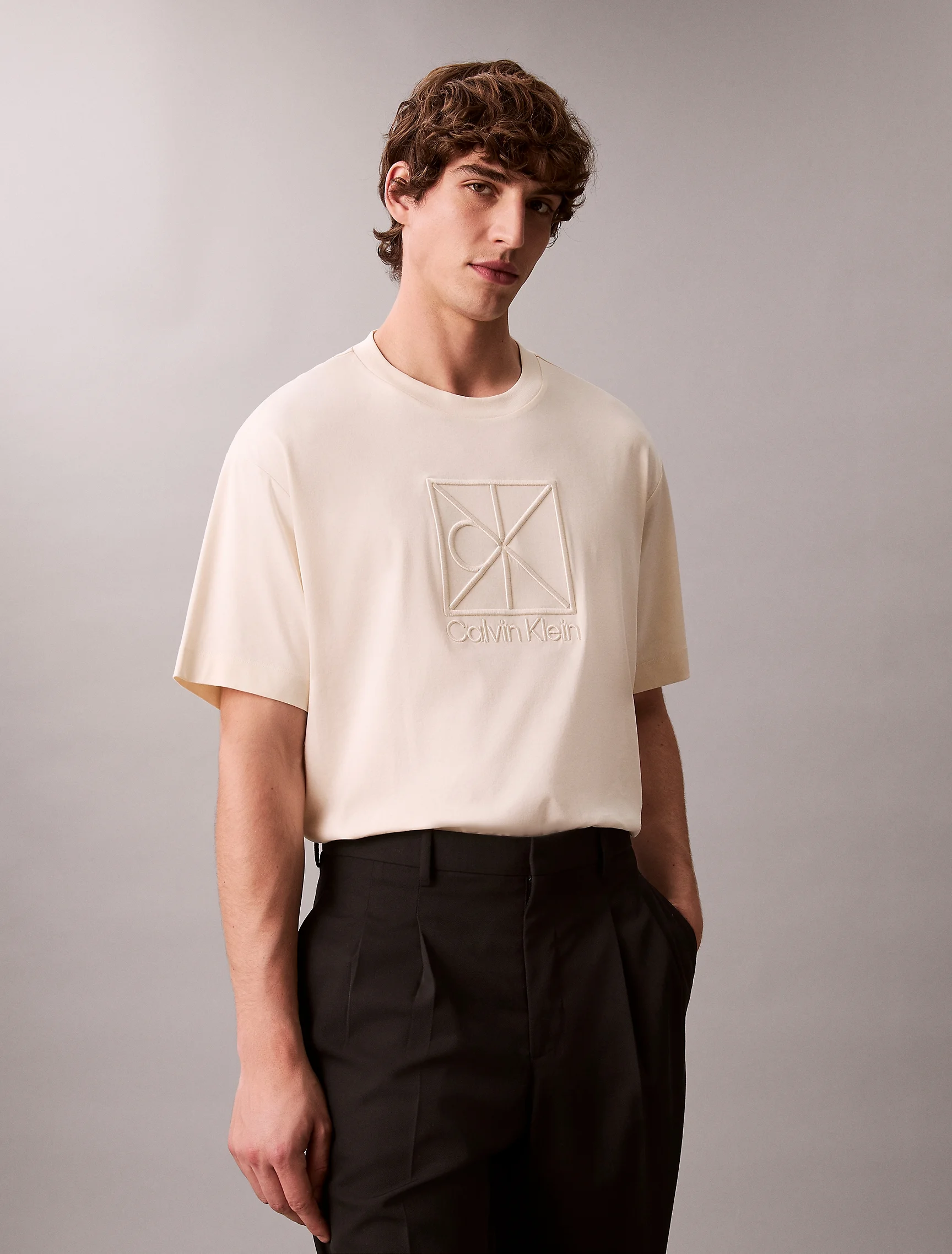 CK JEANS Áo Thun Nam Relaxed Fit
