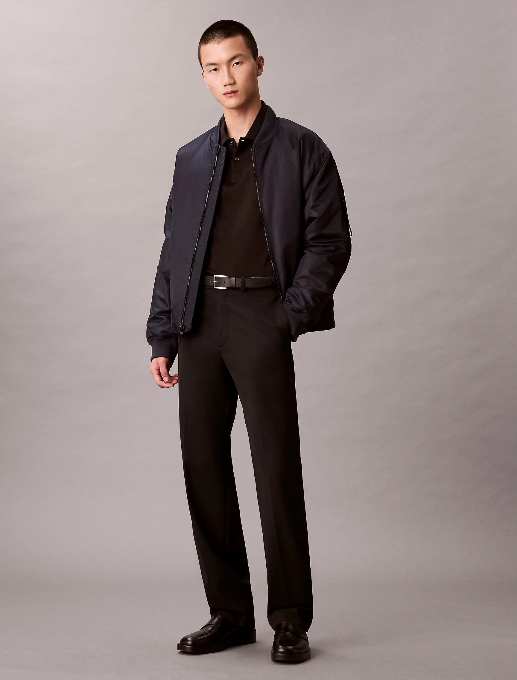 CK JEANS Áo Polo Nam SS Slim Premium Interlock Polo