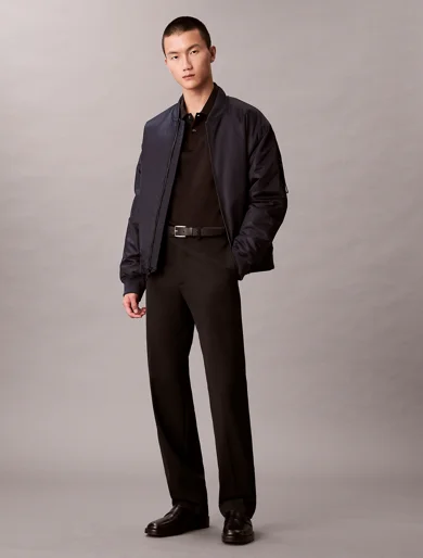 CK JEANS Áo Polo Nam SS Slim Premium Interlock Polo