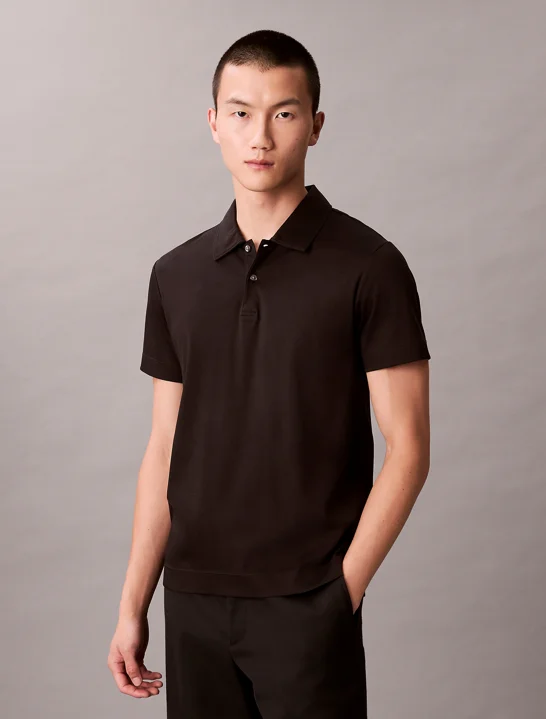 CK JEANS Áo Polo Nam SS Slim Premium Interlock Polo