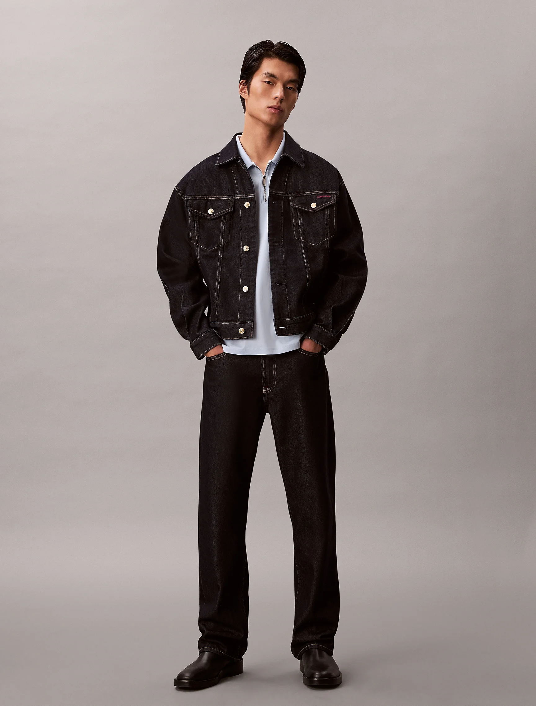 CK JEANS Áo Polo Nam LNY Slim Fit